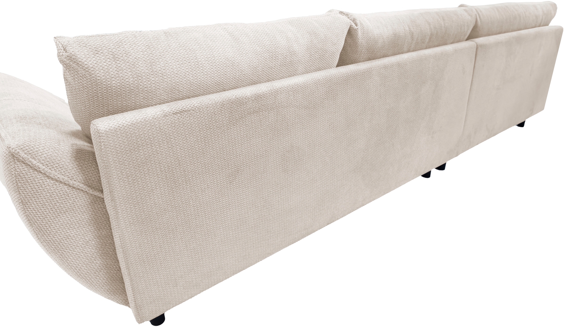 exxpo - sofa fashion Ecksofa »Biarritz modern und elegantes Mega Sofa mit tollem Sitzkomfort, L-Form«, XXL– Longchair Ecke in hochwertiger Verarbeitung, Stellmasse 324x203cm