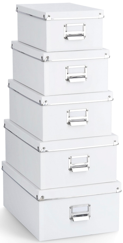 Zeller Present Boîte de rangement (5-tlg.)