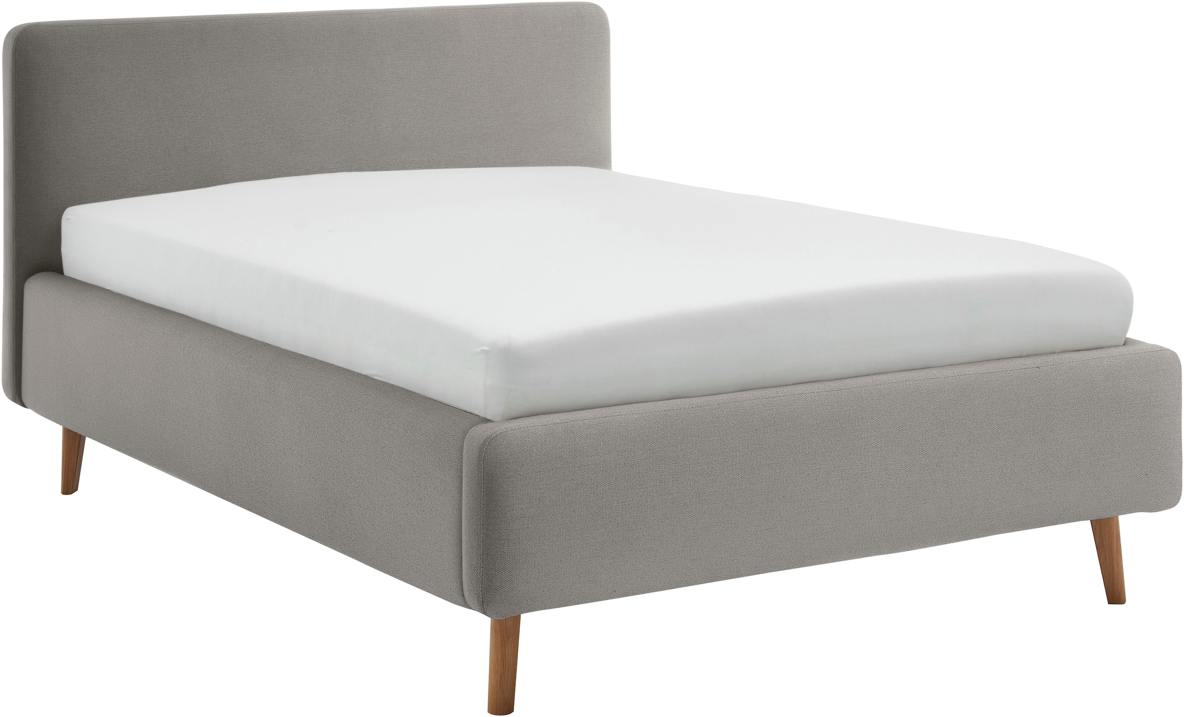 meise.möbel Lit rembourré »MATTIS, Bett wahlweise mit Bettkasten, Feinstruktur« Surfaces de couchage : 120x200cm, 140x200cm, 160x200cm & 180x200cm