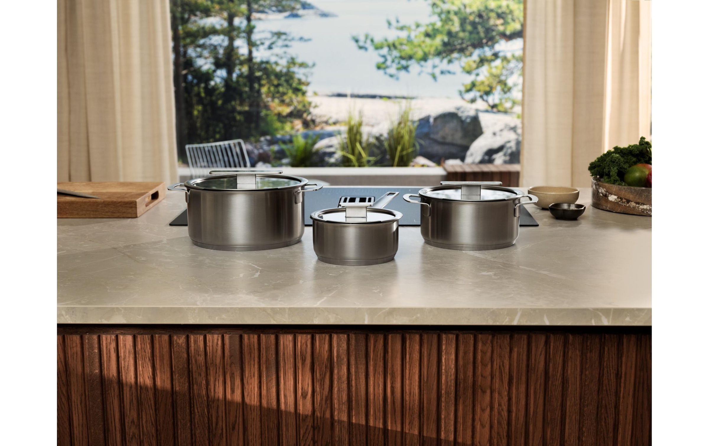 Electrolux Kochtopf »E9HOPS« Set,  Edelstahl