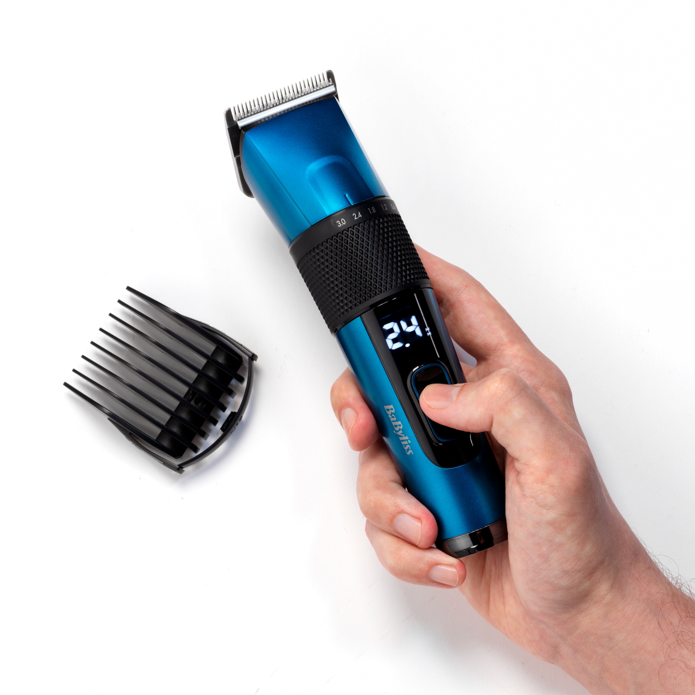 BaByliss Tondeuse à cheveux »Japanese Steel Haarschneider, E990E« 8 Aufsätze Präzisionsklingen aus japanischem Edelstahl, 45 Schnittlängen