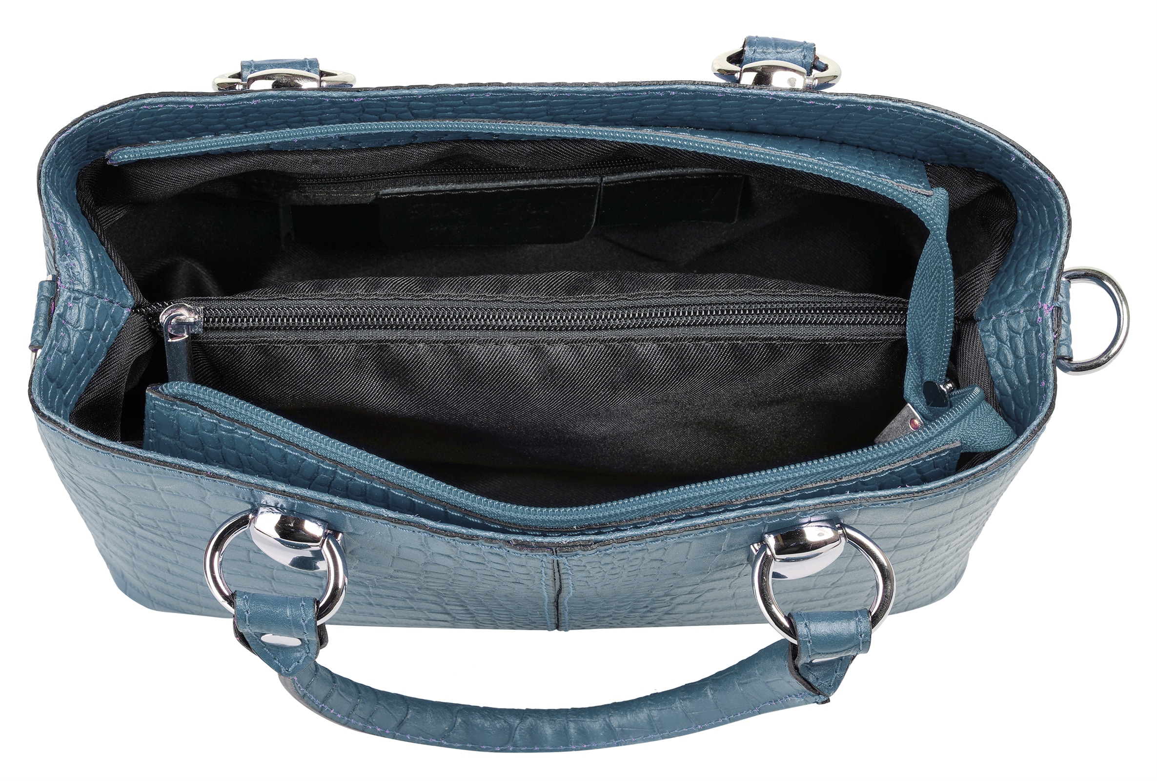 Cluty Sac à bandoulière echt Leder, Made in Italy