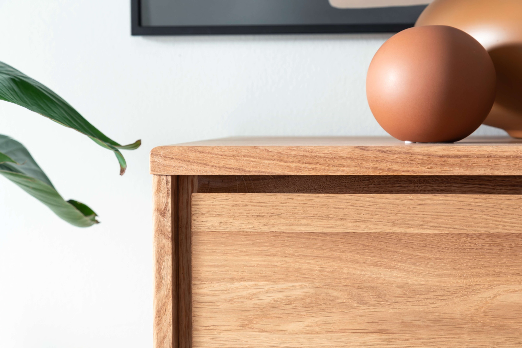 Home affaire Commode à tiroirs »Zetra Schubladenschrank, 3x Schublade/3x Tür mit Soft-Close-Function« Monté prêt à l'emploi, chêne massif, largeur 130 cm