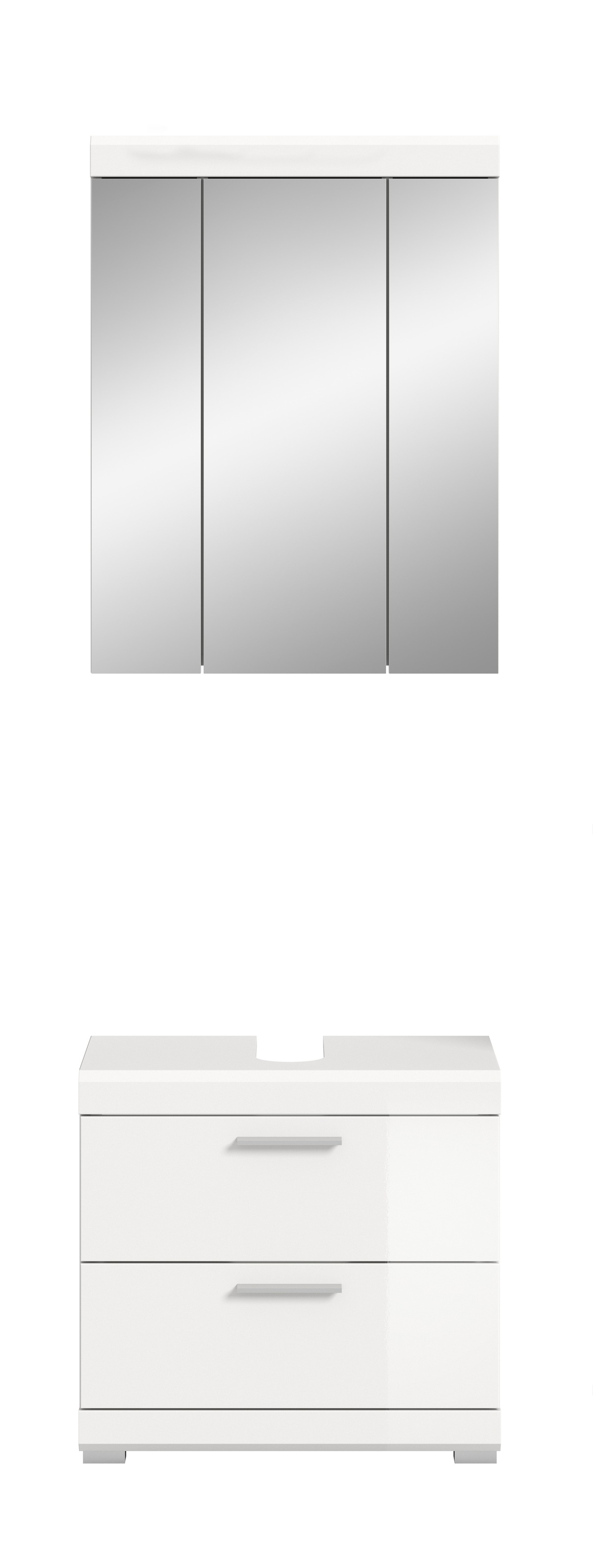 INOSIGN Ensemble de meubles de salle de bain »Siena, 2 tlg., bestehend aus: Waschbeckenunterschrank, Spiegelschrank« Set, TOPSELLER!, 2 cuis tlg.