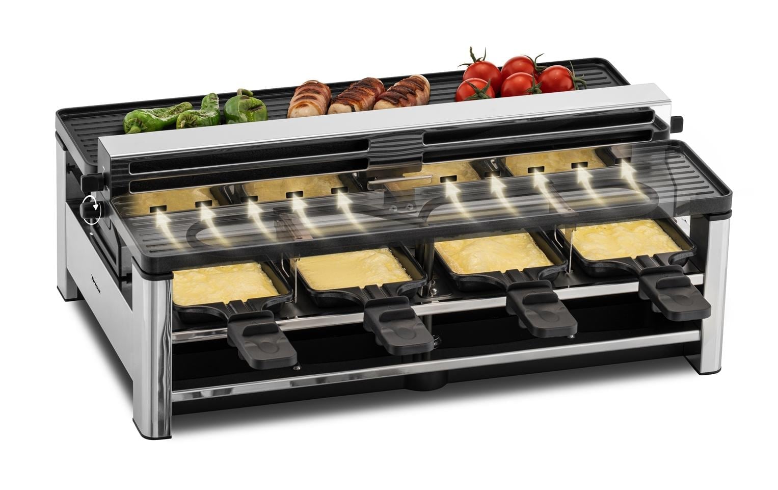 Trisa Raclette »Pure Melt 8 Personen« 8 Stk. Raclettepfännchen 1.500 W