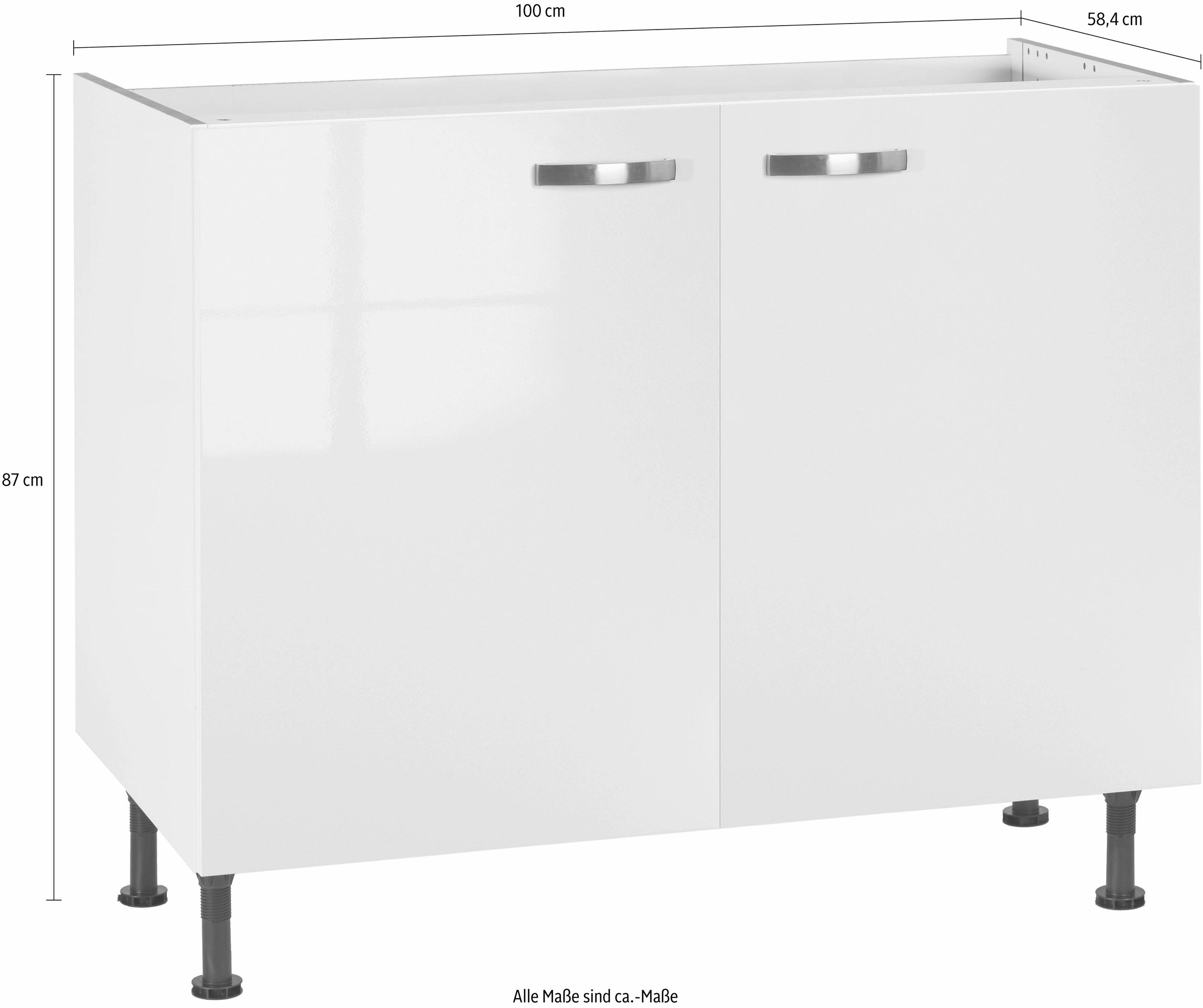 KOCHSTATION Spülenschrank »KS-Cara«, Breite 100 cm