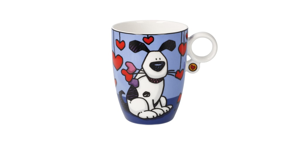 Image of Goebel Tasse "Ed Heck - Love Dog" Füllmenge 0,4l