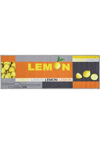 Andiamo Küchenläufer »Lemon«, rechteckig, 5 mm Höhe, Motiv Zitronen, mit Schriftzug,... kaufen