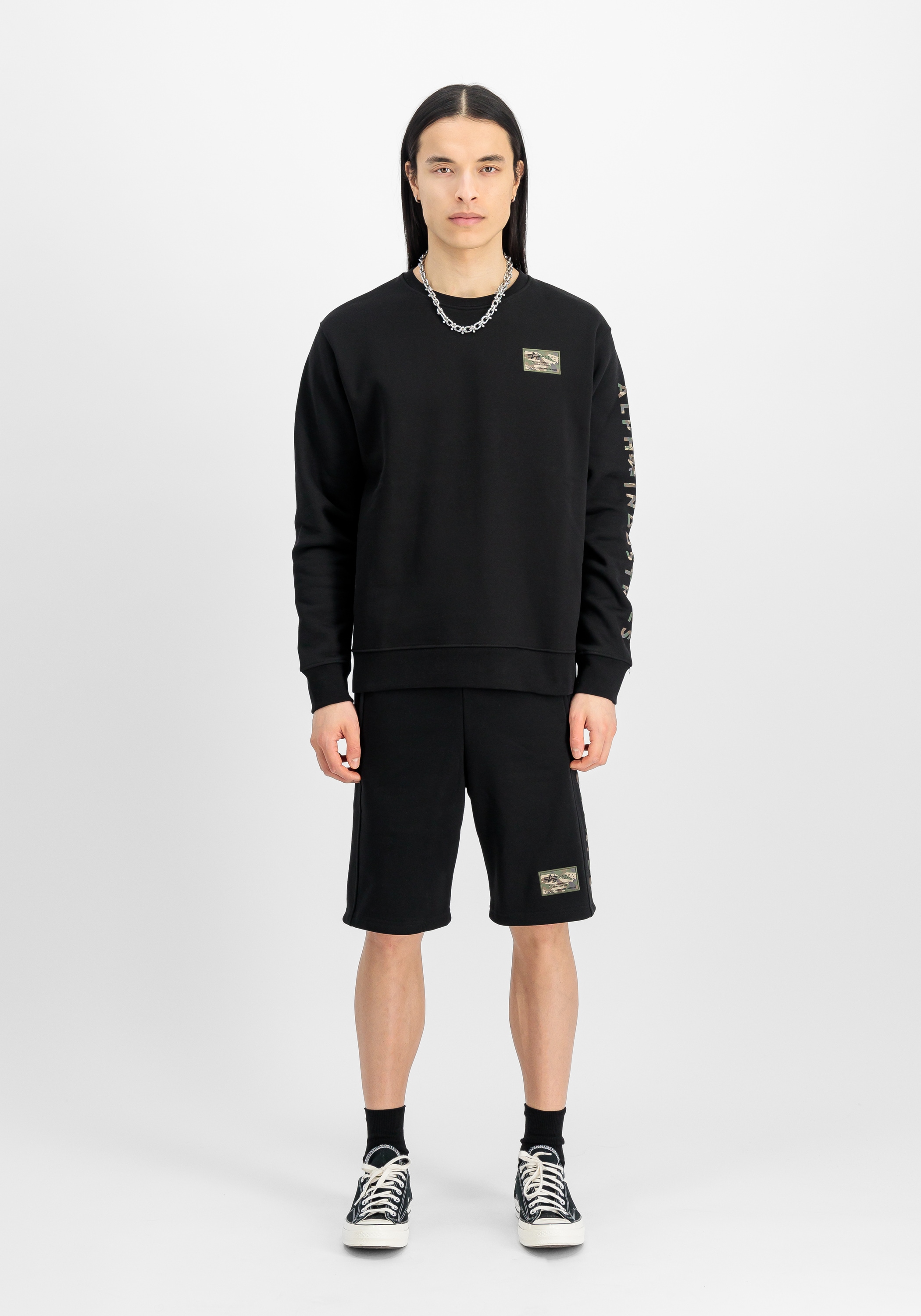 Alpha Industries Sweater »Camo Sleeve Sweatshirt«