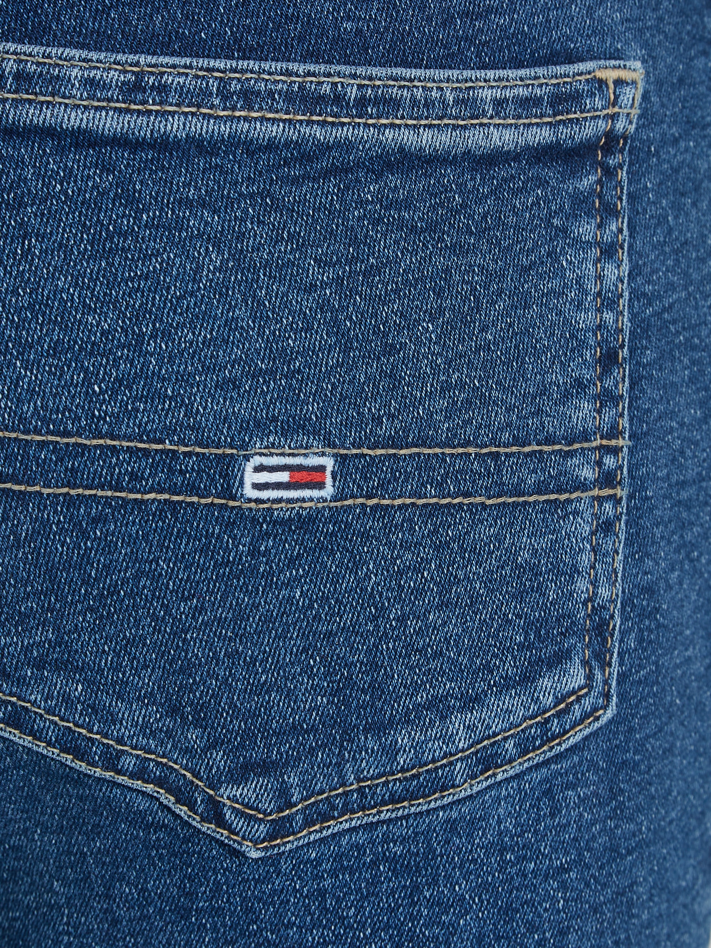 Tommy Jeans Slim-fit-Jeans »Skinny Jeans Marken Low Waist Mittlere Leibhöhe«, mit Faded-Out Effekten