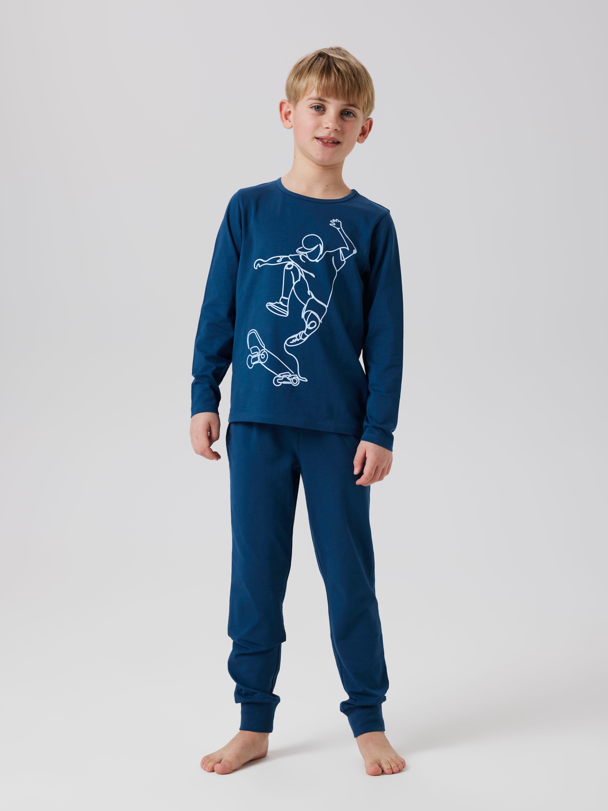 Image of Name It Pyjama "NKMNIGHTSET TITAN SKATER NOOS" Set, 2 tlg.