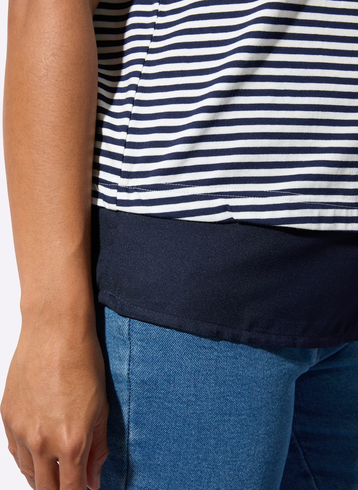 Casual Looks 2-in-1-Shirt »Ringelshirt« 1 tlg.