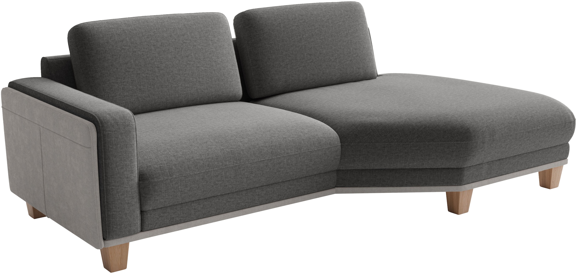sit&more Ecksofa »Concept« Modernes Sofa in drei Fussfarben zur Auswahl