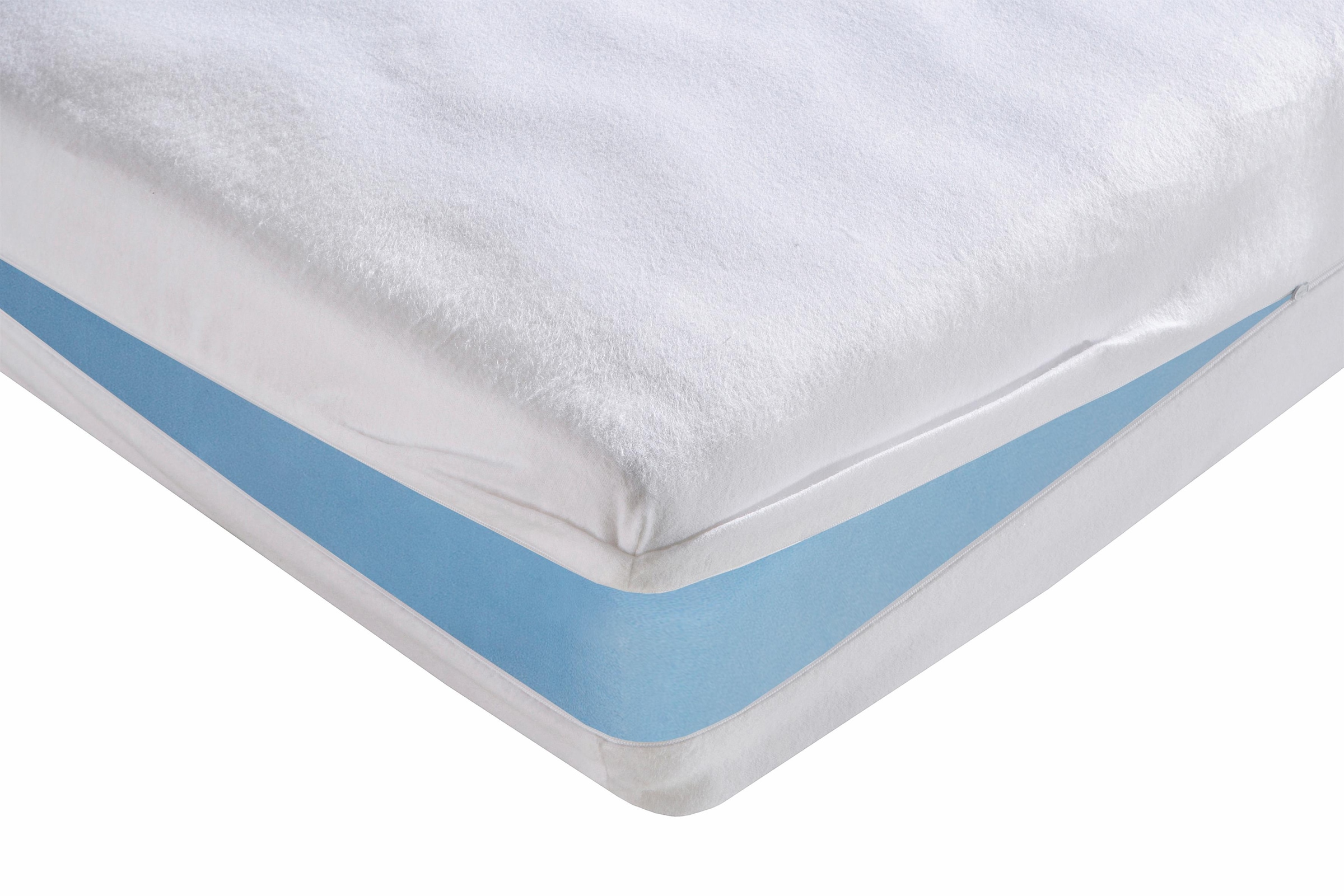 SETEX Matratzenschutzbezug "Protect & Care, Allergiker geeignet (Hausstauballergiker)" Auflage, 90x200 cm, 140x200 cm und weiteren Größen, atmungsaktiv