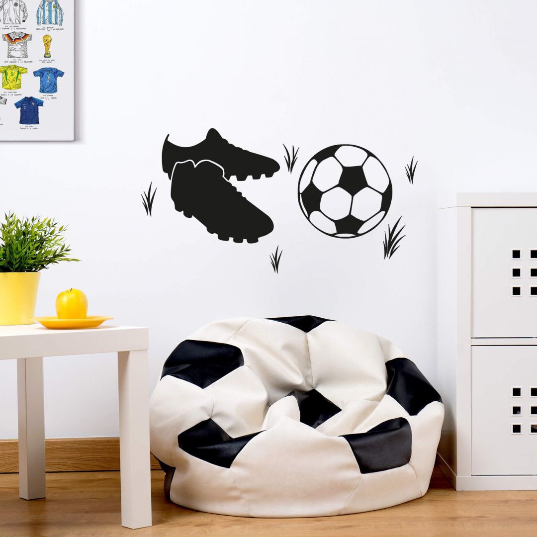 Wall-Art Wandtattoo »Fussball Fussballschuhe«, (1 St.), selbstklebend, entfernbar
