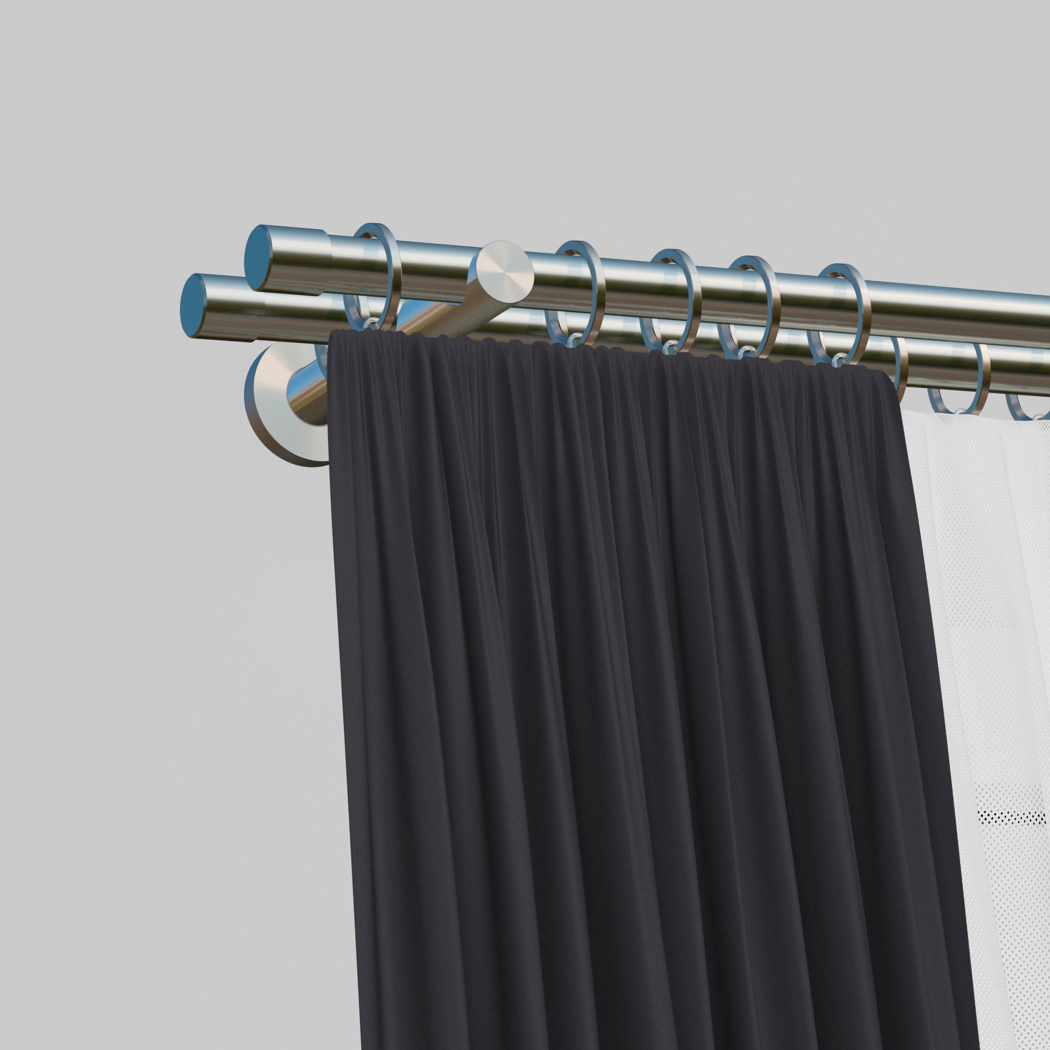 Image of GOODproduct Gardinenstange "Tanbul" 2 läufig-läufig Fixmass