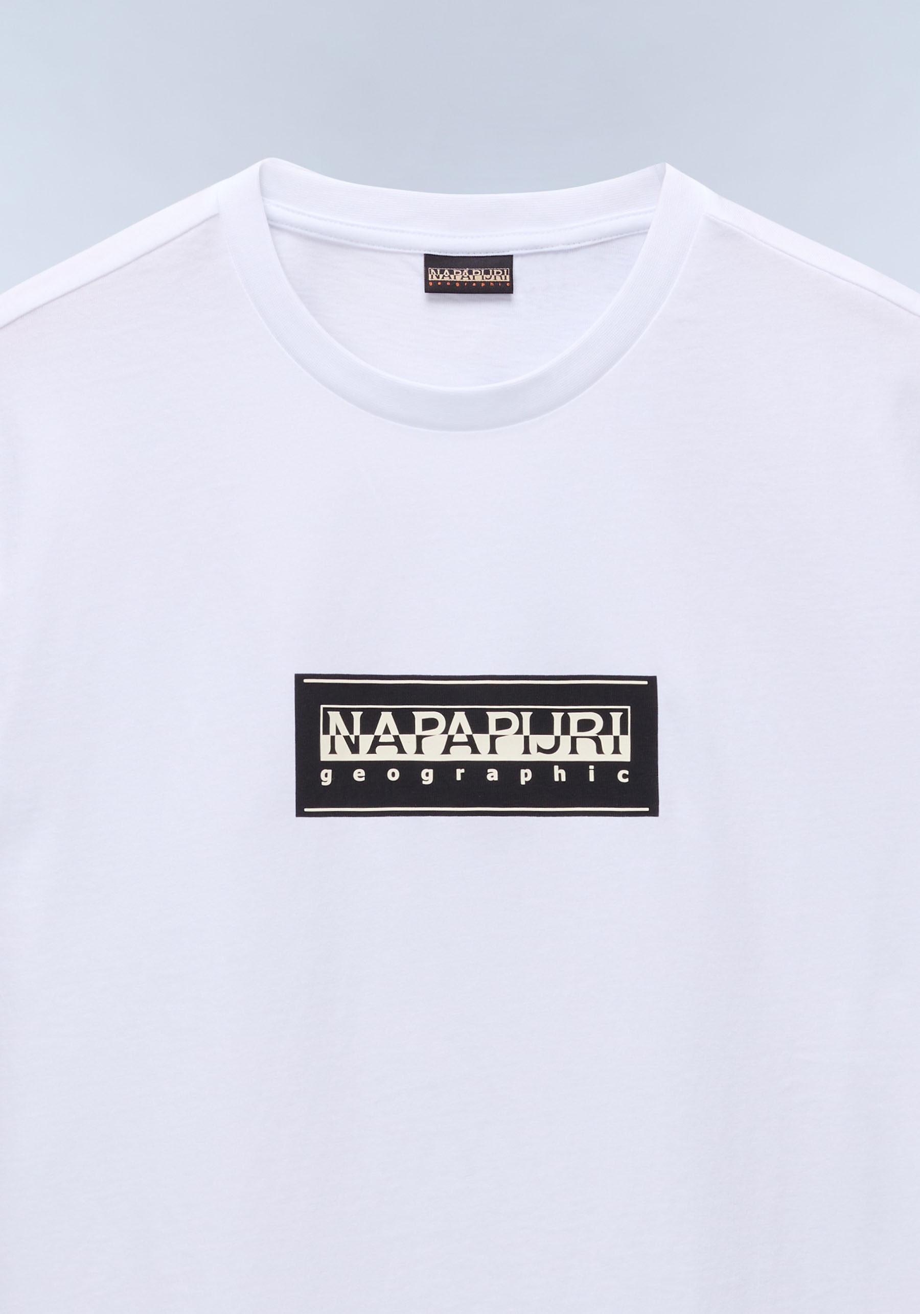 Napapijri T-Shirt »S-BOX LOGO« mit Silikonprint,