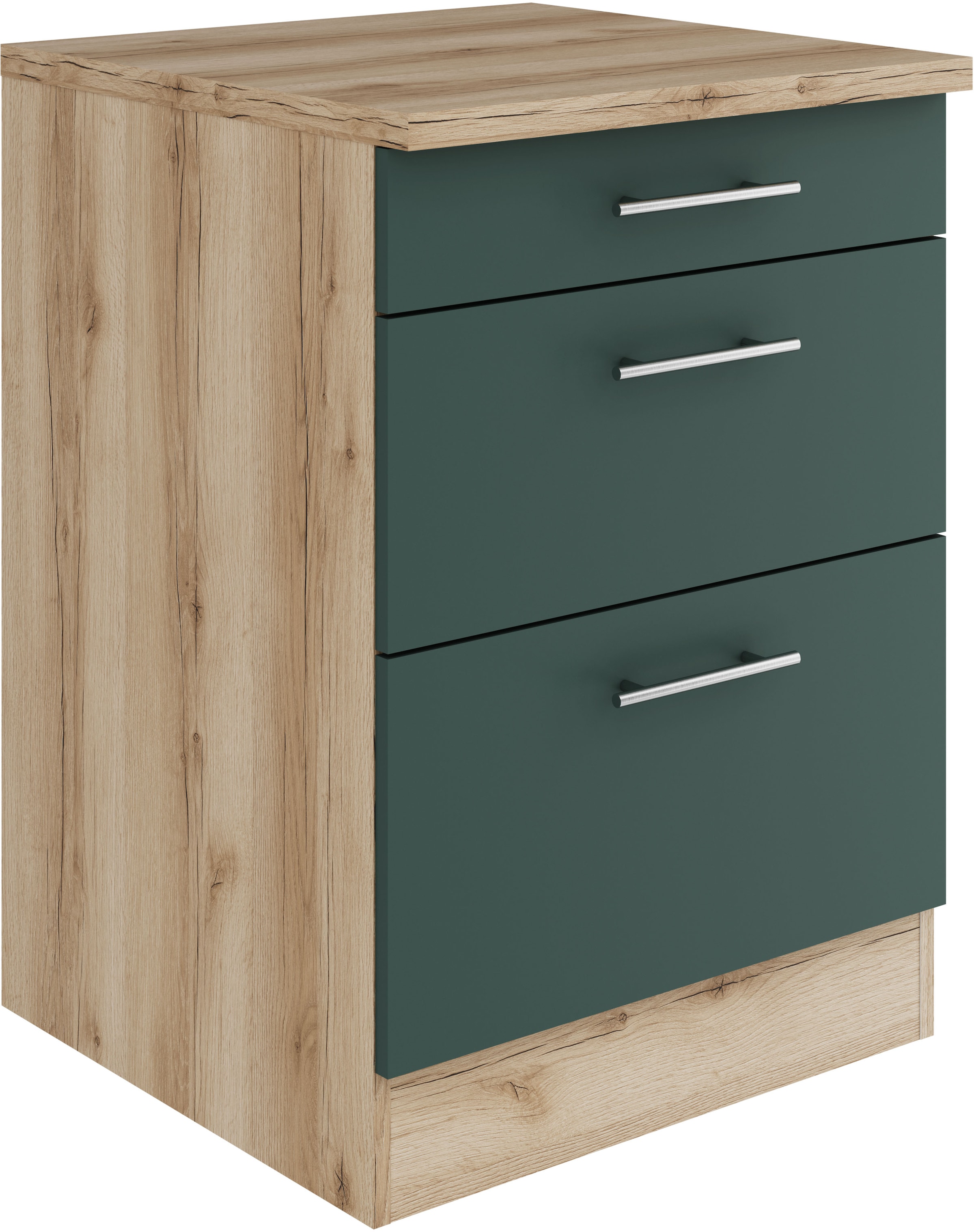 Image of OPTIFIT Unterschrank "Bella" Breite 60 cm, 2 Auszüge, 1 Schubkasten