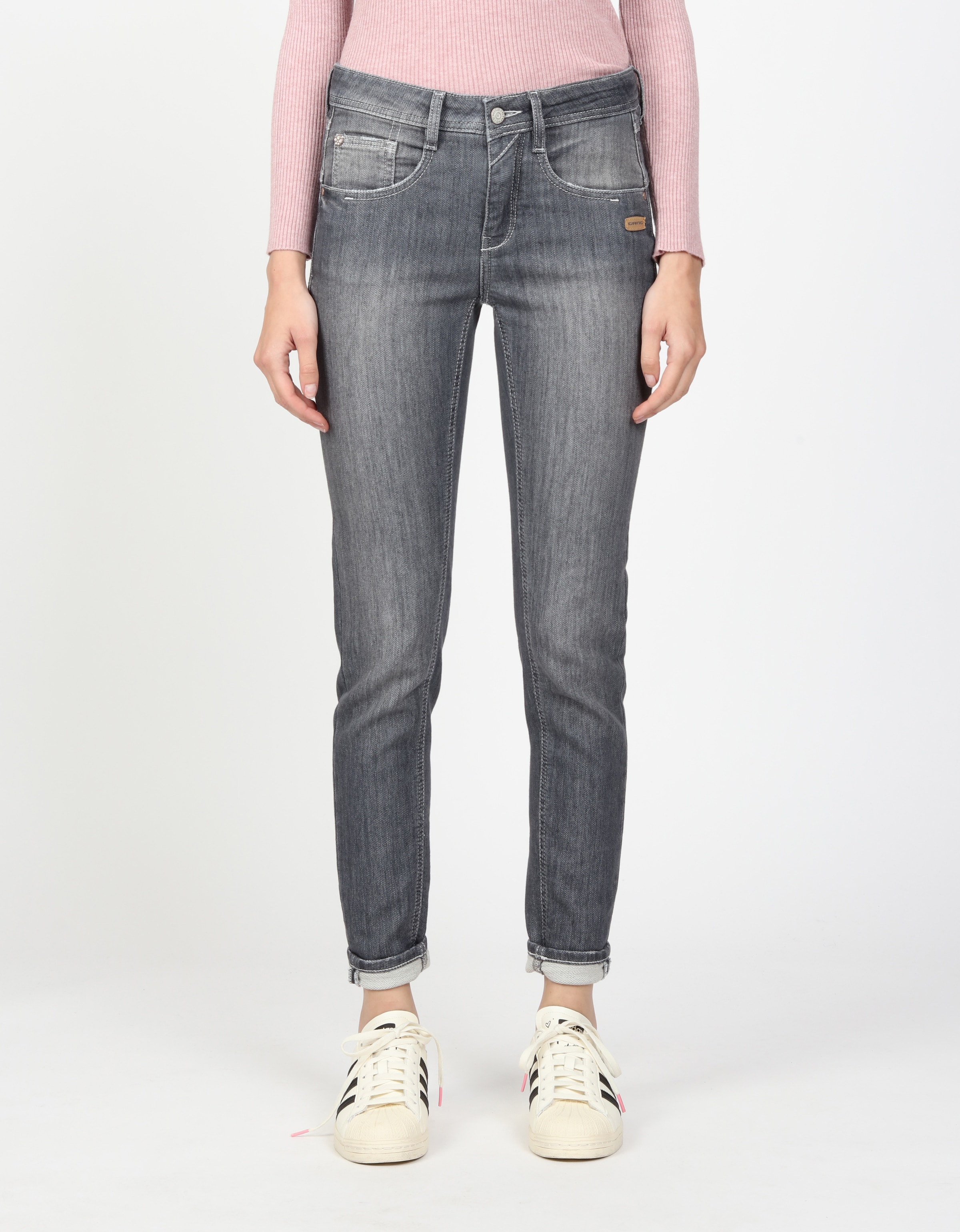 GANG Relax-fit-Jeans »94AMELIE«, mit Used-Effekten