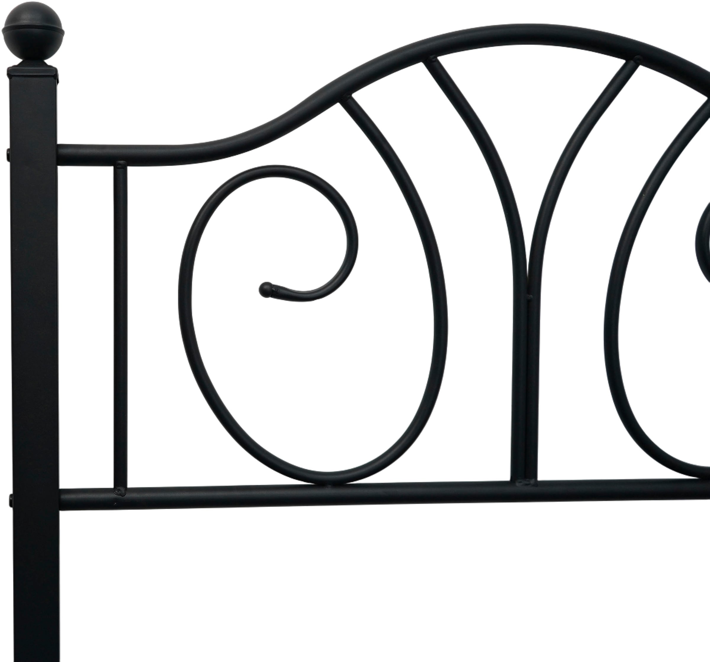 GOODproduct Lit en métal »LUND Landhausbett Bett Märchenbett Prinzessinbett« Träume wie im Märchen: Dein romantisches Metallbett in 2 Breiten