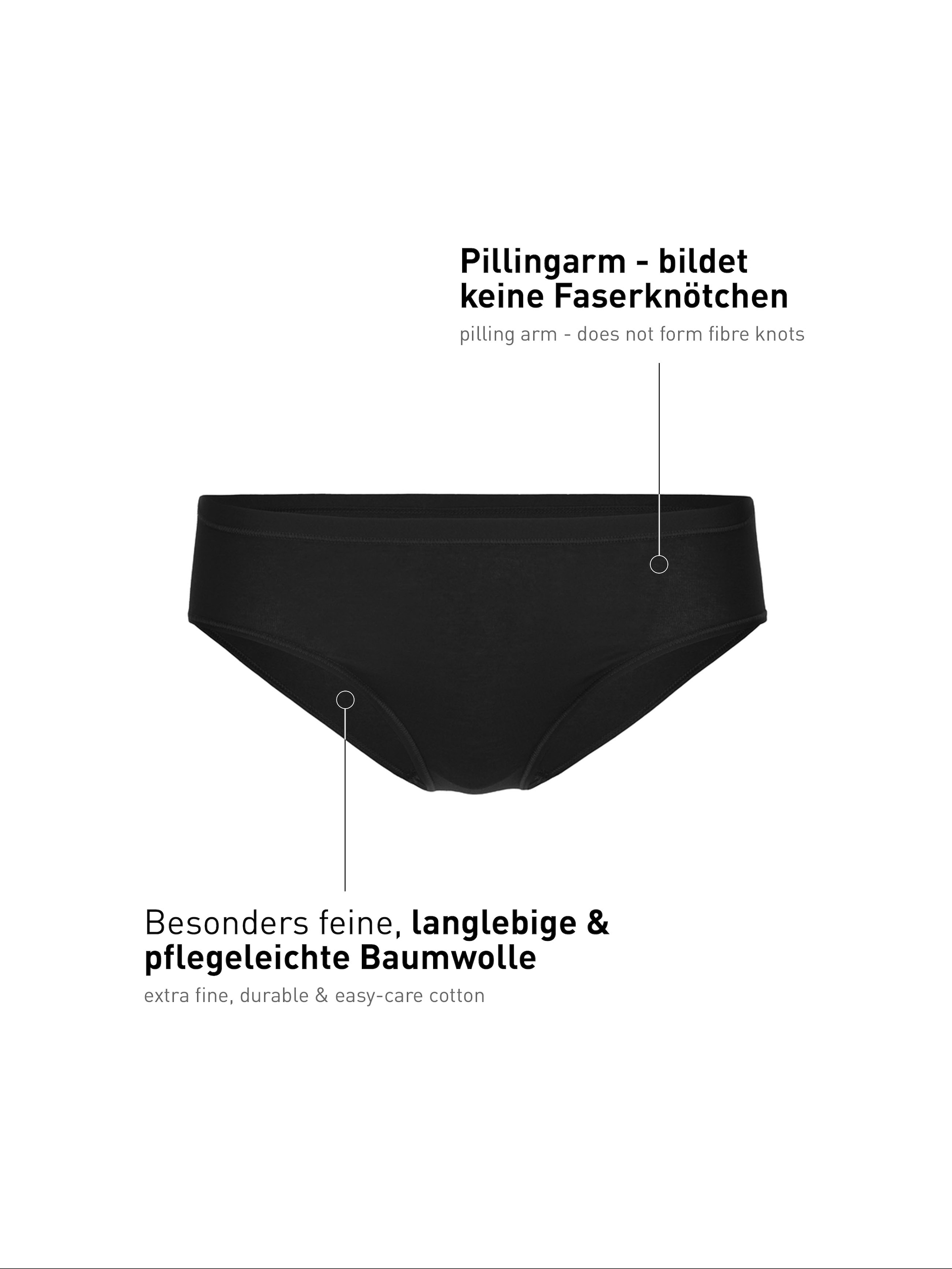 CALIDA Slip »Natural Comfort« Regular Cut, elastisch, weich, Single Jersey Qualität, pillingarm