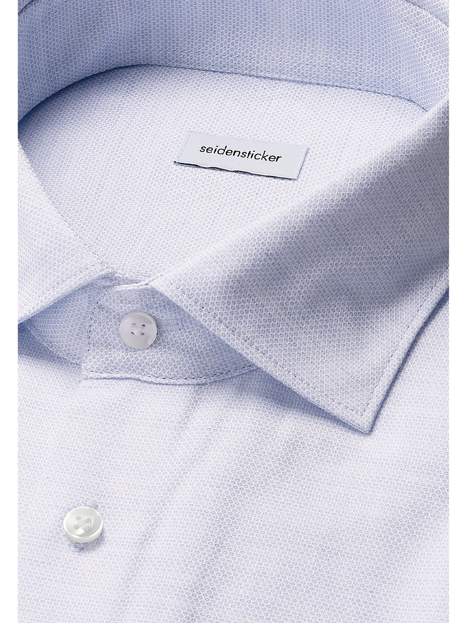 seidensticker Flanellhemd »Schwarze Rose« Regular 1/1 Kentkragen Struktur