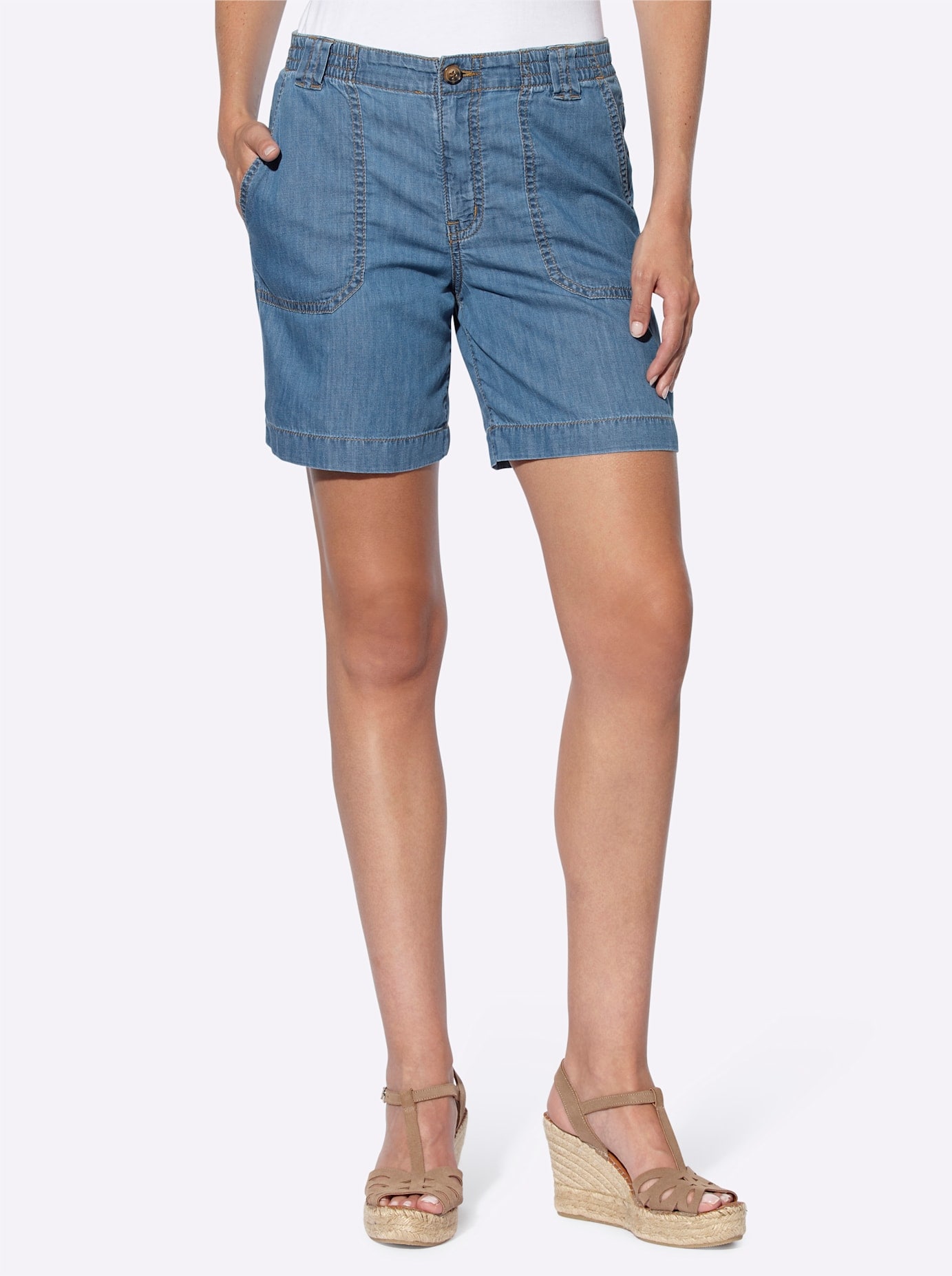 Jeansshorts, (1 tlg.)