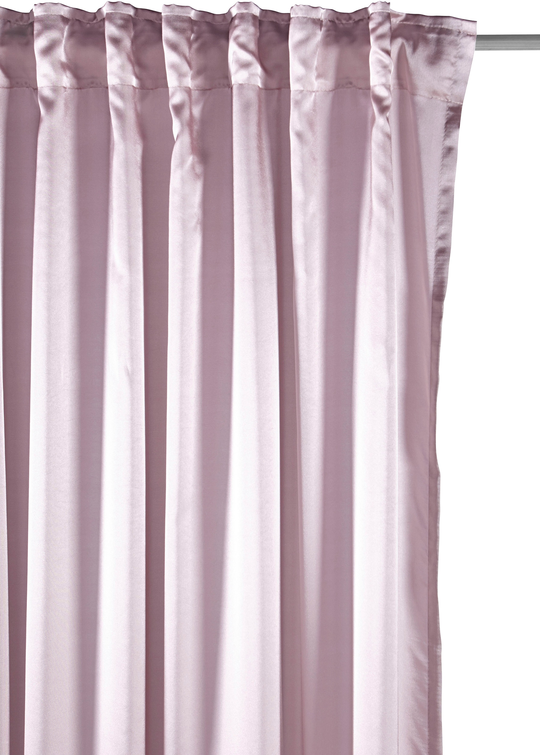 DELAVITA Vorhang »Glanzsatin«, (1 St.), Inklusive Raffhalter, blickdicht, verschiedene  Grössen jetzt kaufen