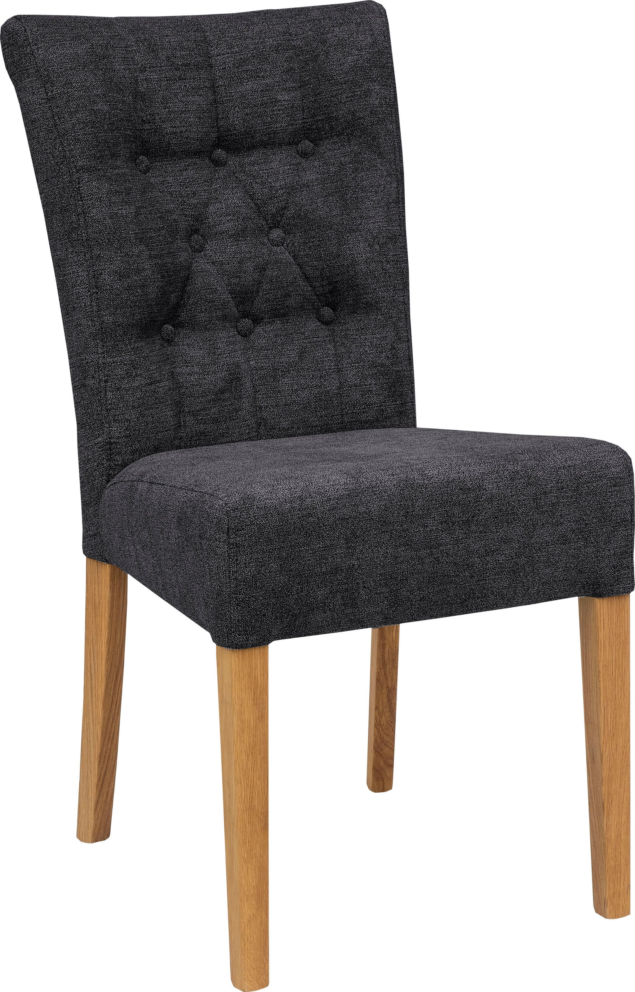 Home affaire Polsterstuhl »Queen«, (Set), 6 St., Feinstruktur, Esszimmerstuhl mit Knopfheftung, 2er, 4er oder 6er-Set