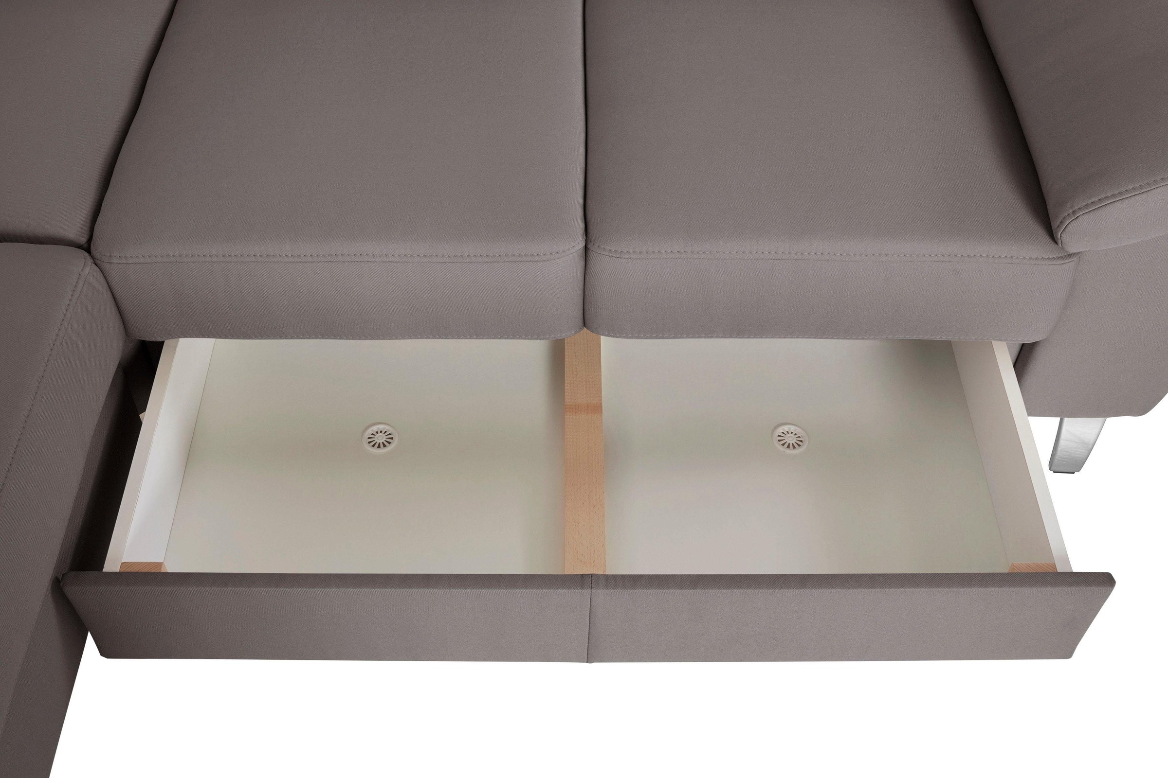 sit&more Ecksofa »Sorano L-Form«, wahlweise mit Bett- und Relaxfunktion, inkl. Bettkasten