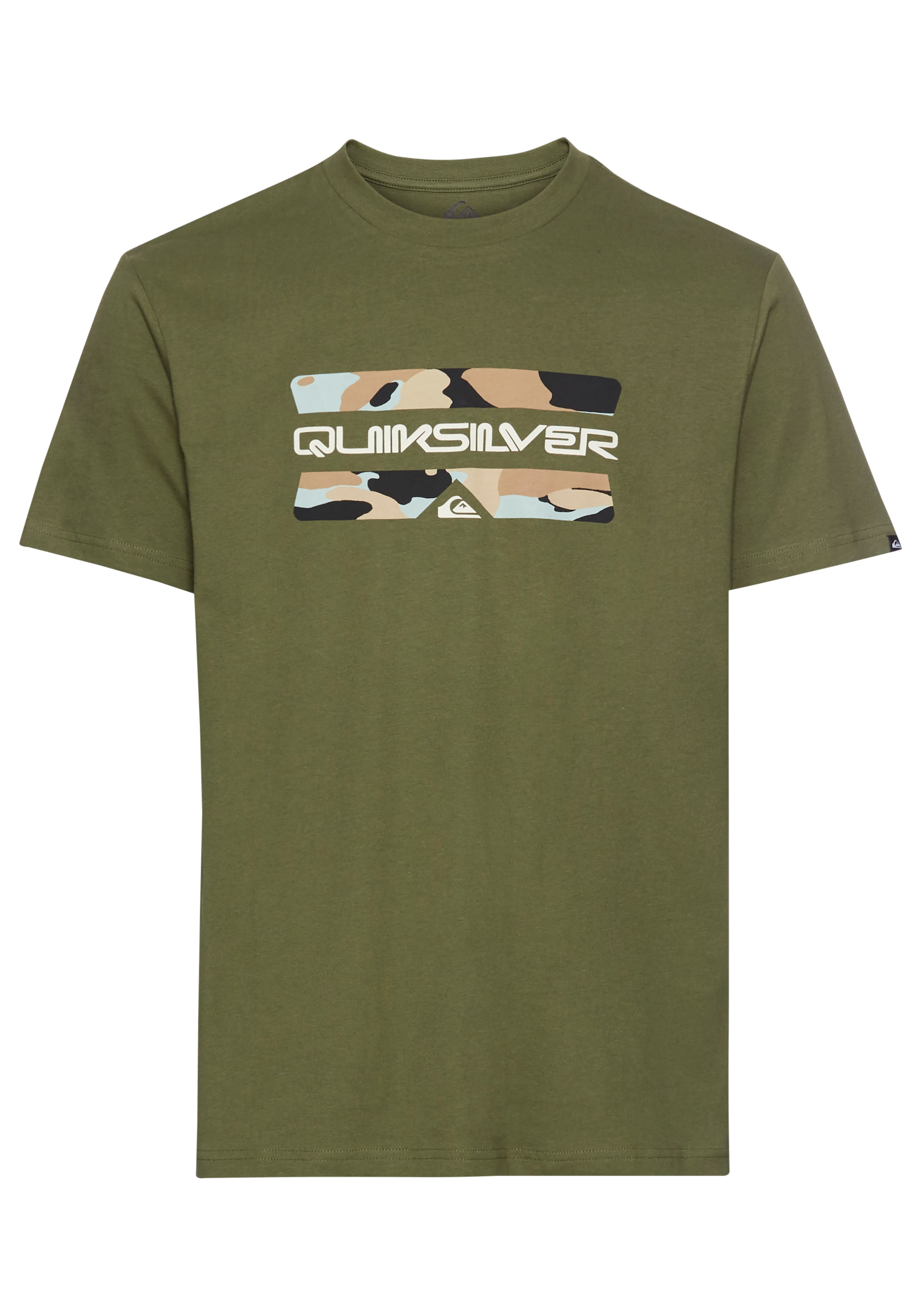 T-Shirt »QS CAMO LOGO SHORT SLEEVE«