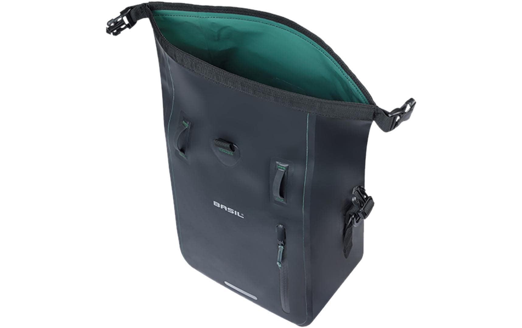 Basil Gepäckträgertasche »Rivo, Tarpaulin MIK« Wasserdichte Gepäckträgertasche aus Tarpaulin mit MIK-Hooks
