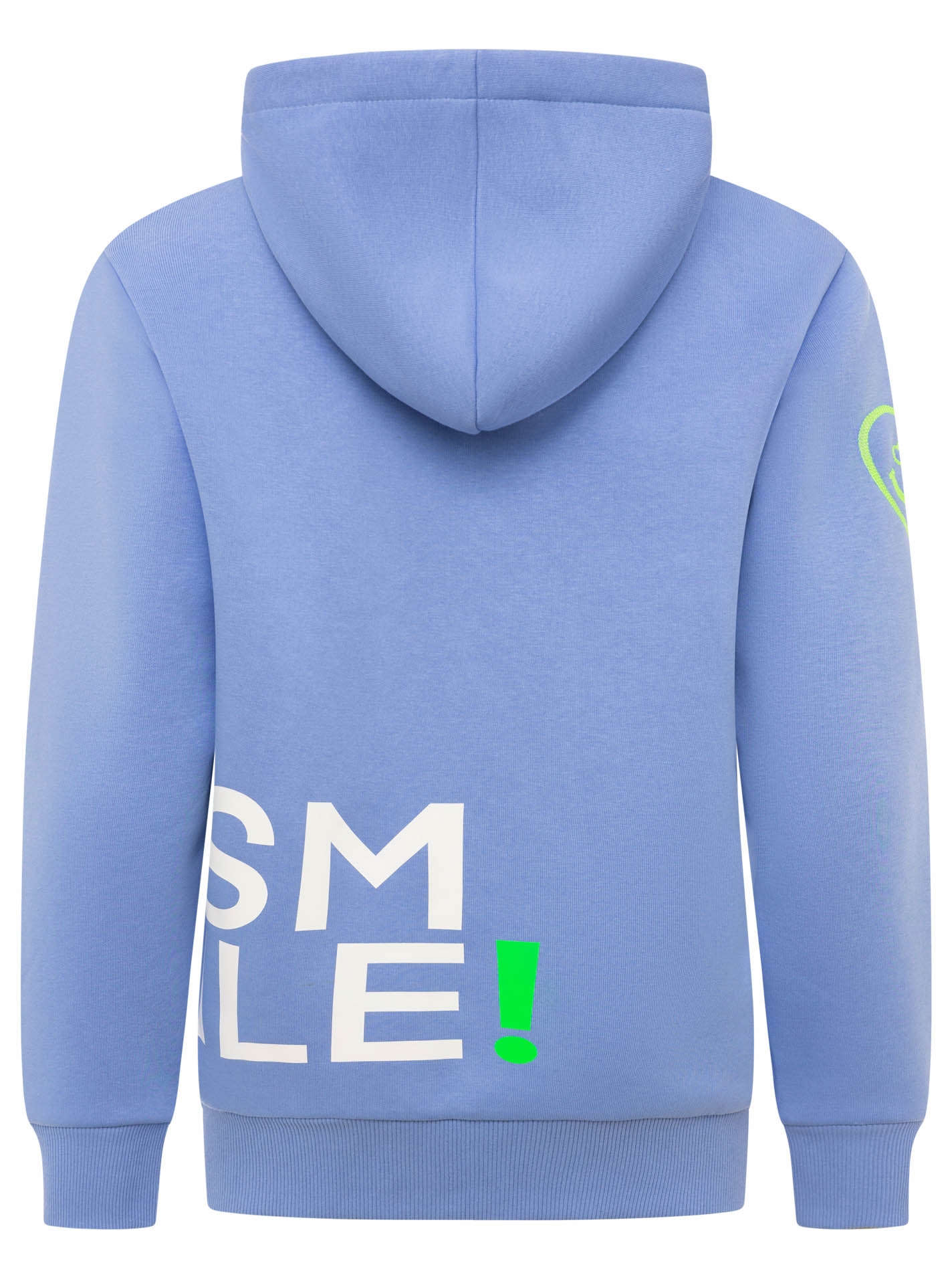 Zwillingsherz Sweat à capuche »"Alissa"« mit SMILE, gesticktem Herz am Arm und Reissverschluss