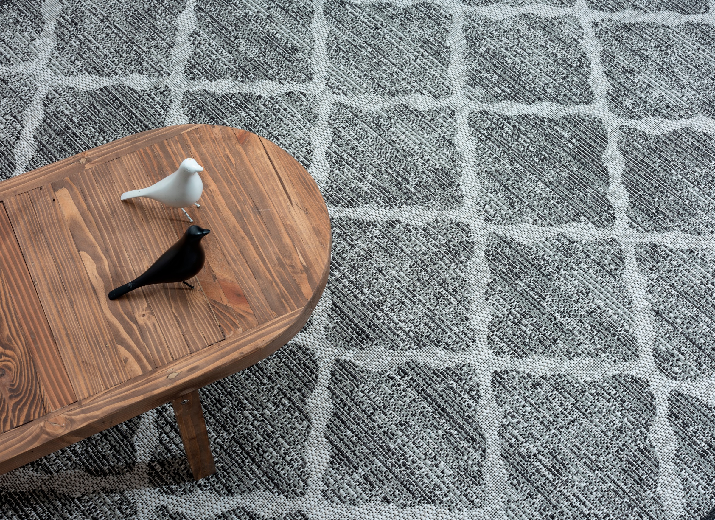 GOODproduct Teppich »Veyla, LAGERRÄUMUNG!« rechteckig 8 mm Höhe Rauten Muster, In- und Outdoor geeignet, Terrasse & Balkon