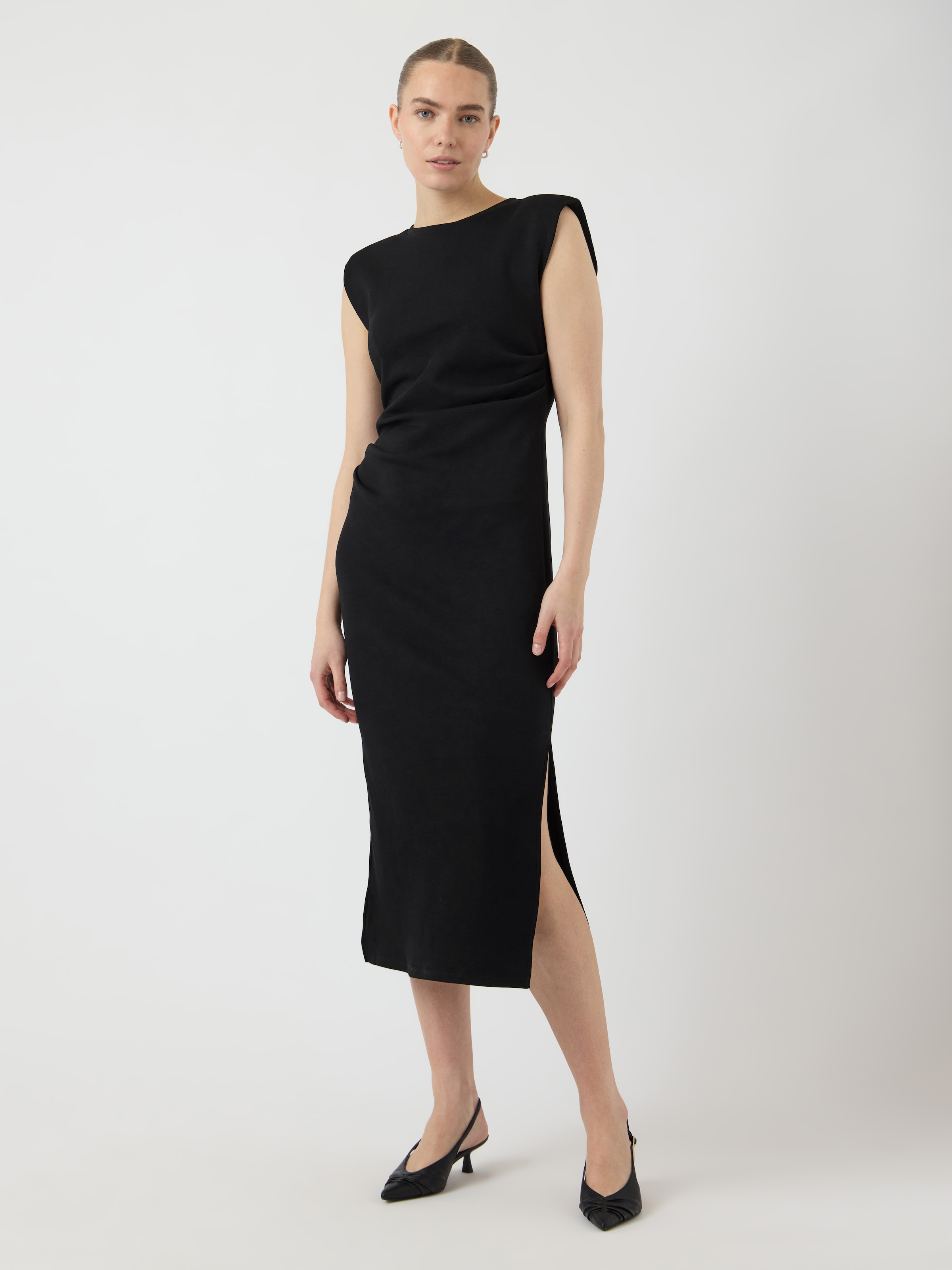 Image of Y.A.S Maxikleid "YASPINA SL LONG DRESS NOOS" Baumwollmischung mit Stretch