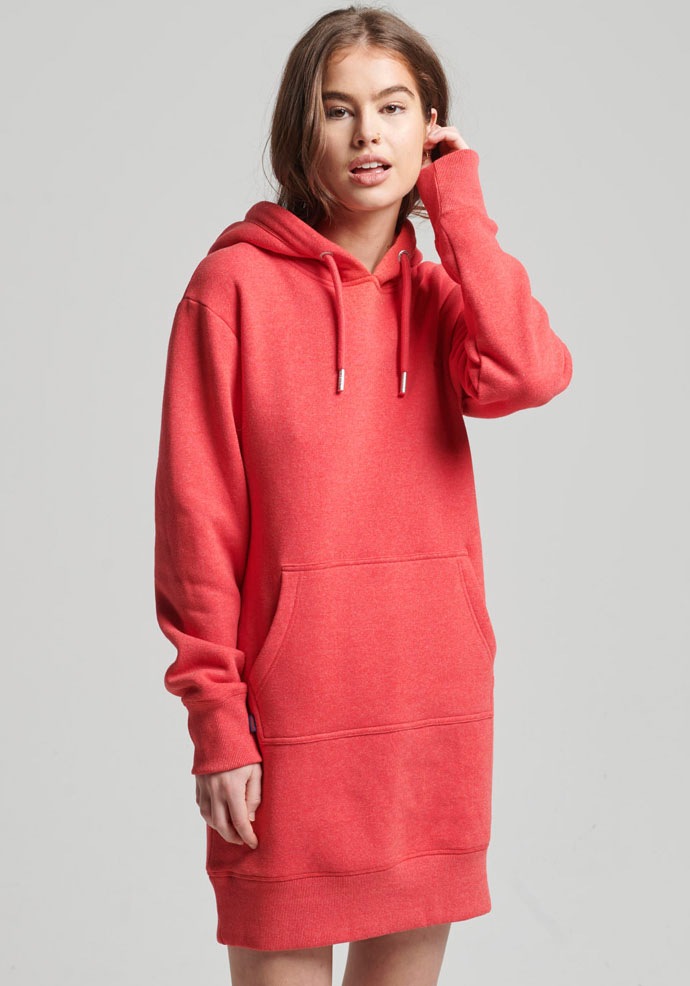 Image of Superdry Sweatkleid, Vintage Hoodie Kleid mit Stickerei und Logo bei Ackermann Versand Schweiz