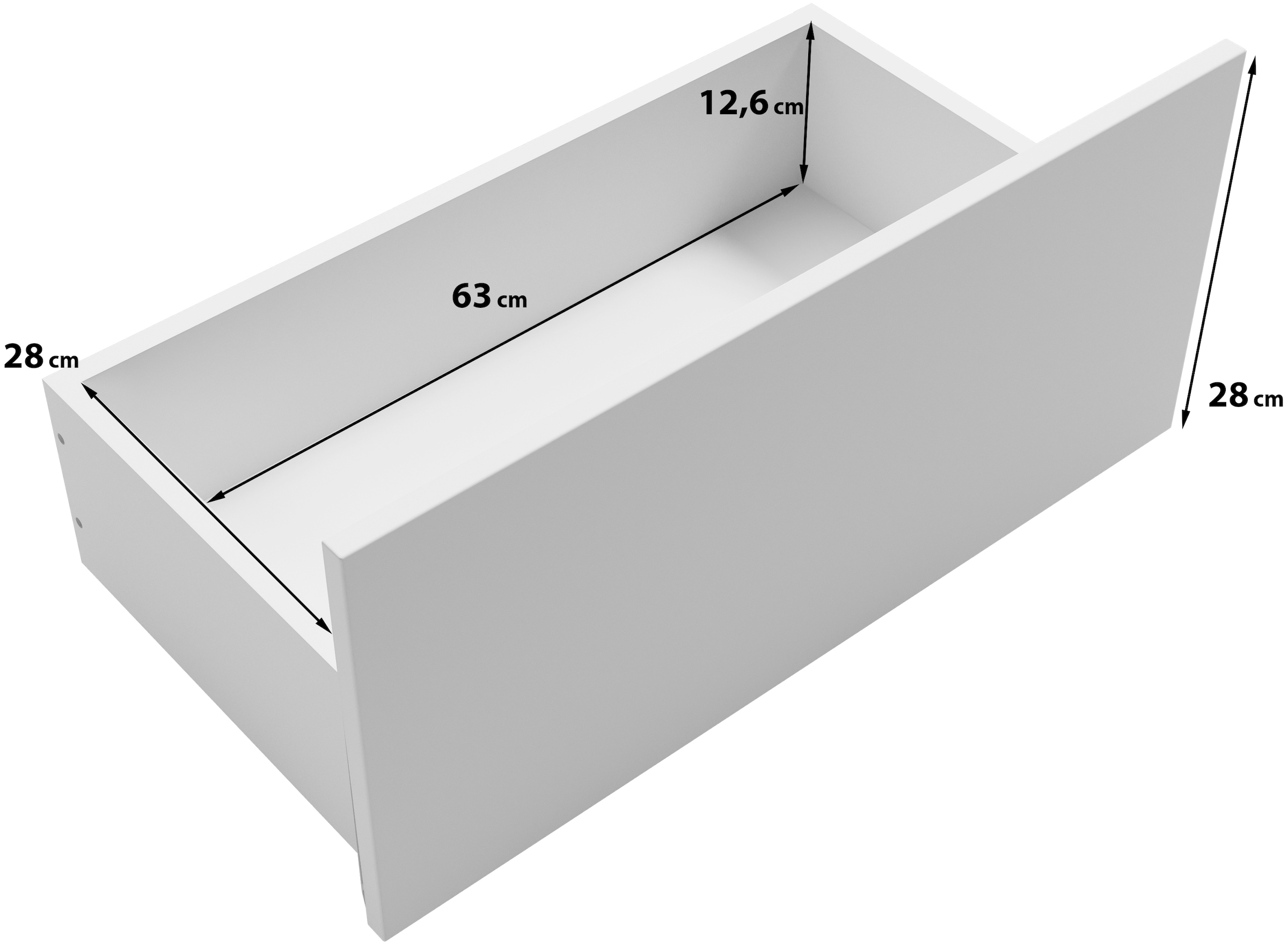 GOODproduct Lowboard »Kenia« 1 Stk. tlg. 2 Türen, 2 Schubladen, Breite 180 cm, höhenverstellbare Einlegeböden