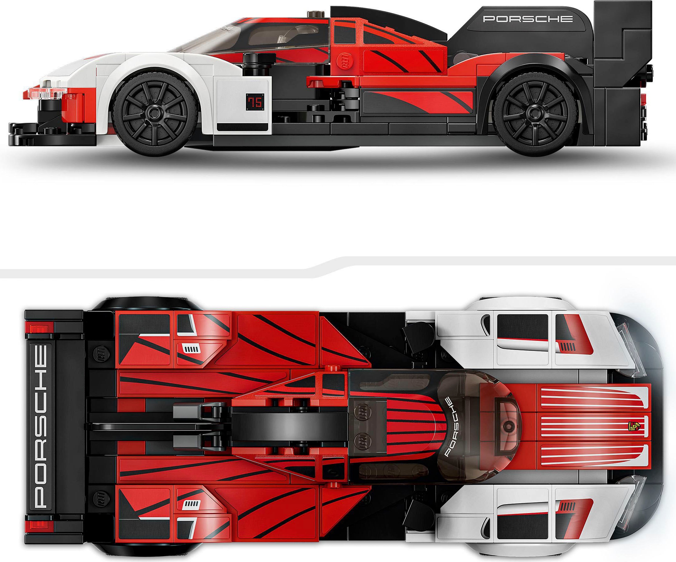 LEGO® Konstruktionsspielsteine »Porsche 963 (76916), LEGO® Speed Champions«, (280 St.)