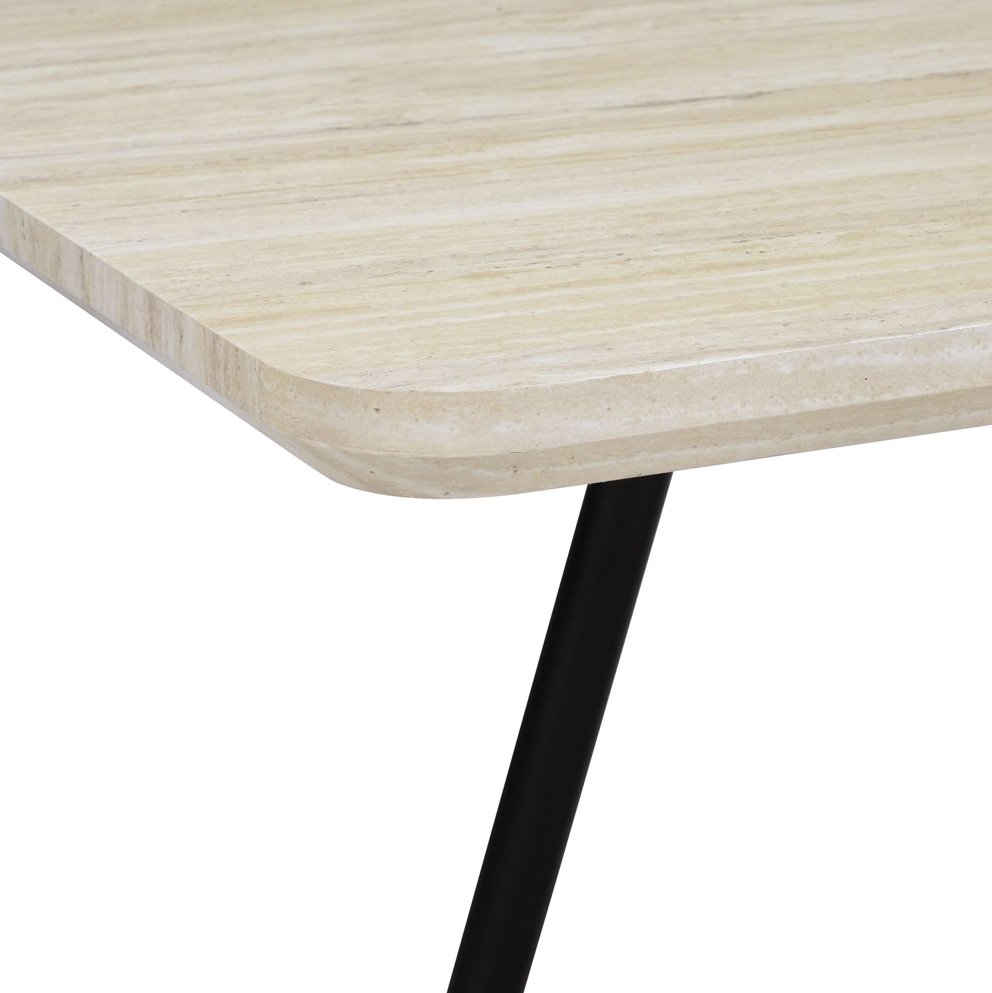 GOODproduct Esstisch »Ombrone« ausziehbar 120-160 cm, Synchronauszug, inkl Einlegeplatte, Breite 80cm