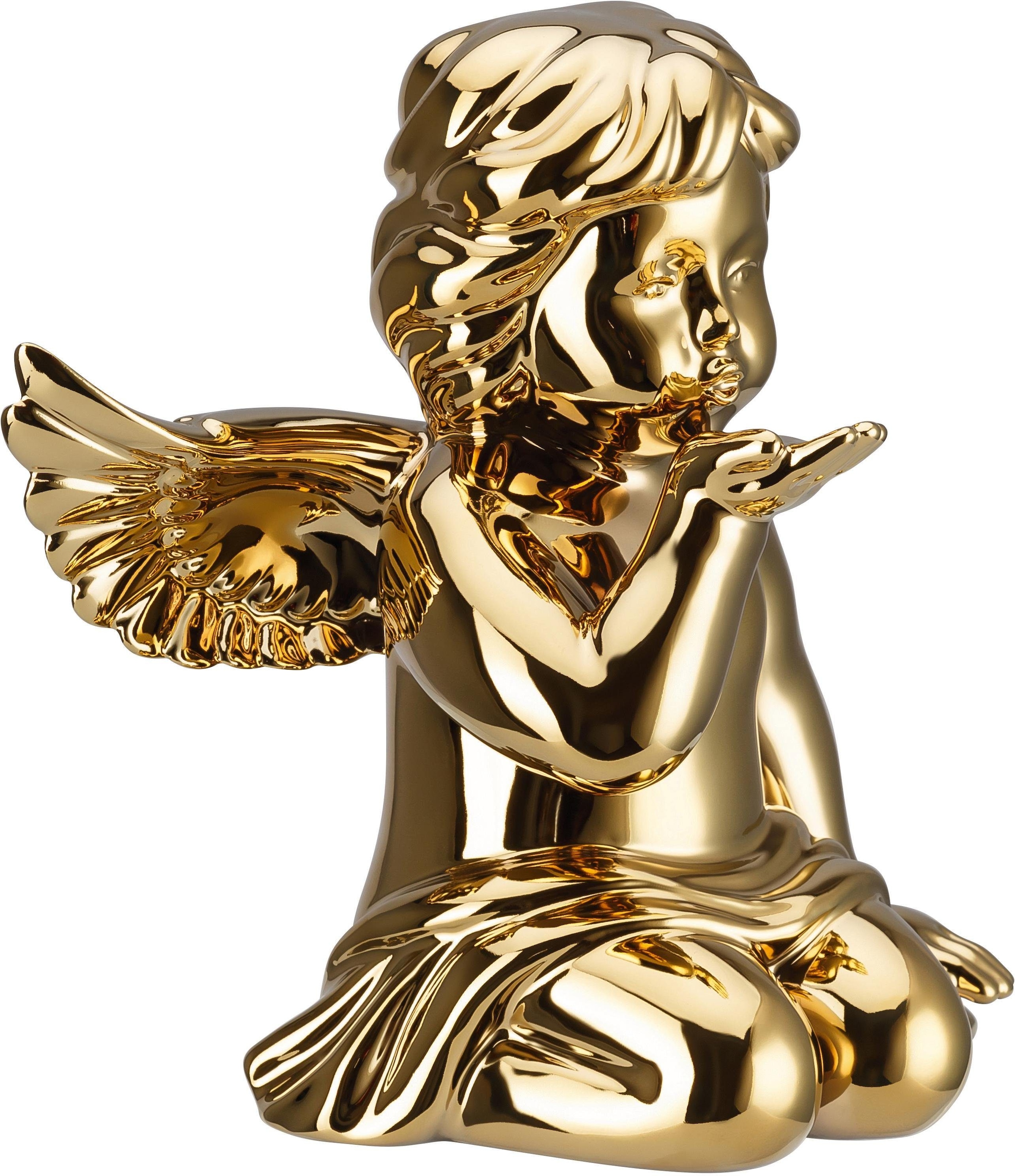 Rosenthal Engelfigur »Engel Handkuss«, Biskuitporzellan, goldfarben bequem  kaufen
