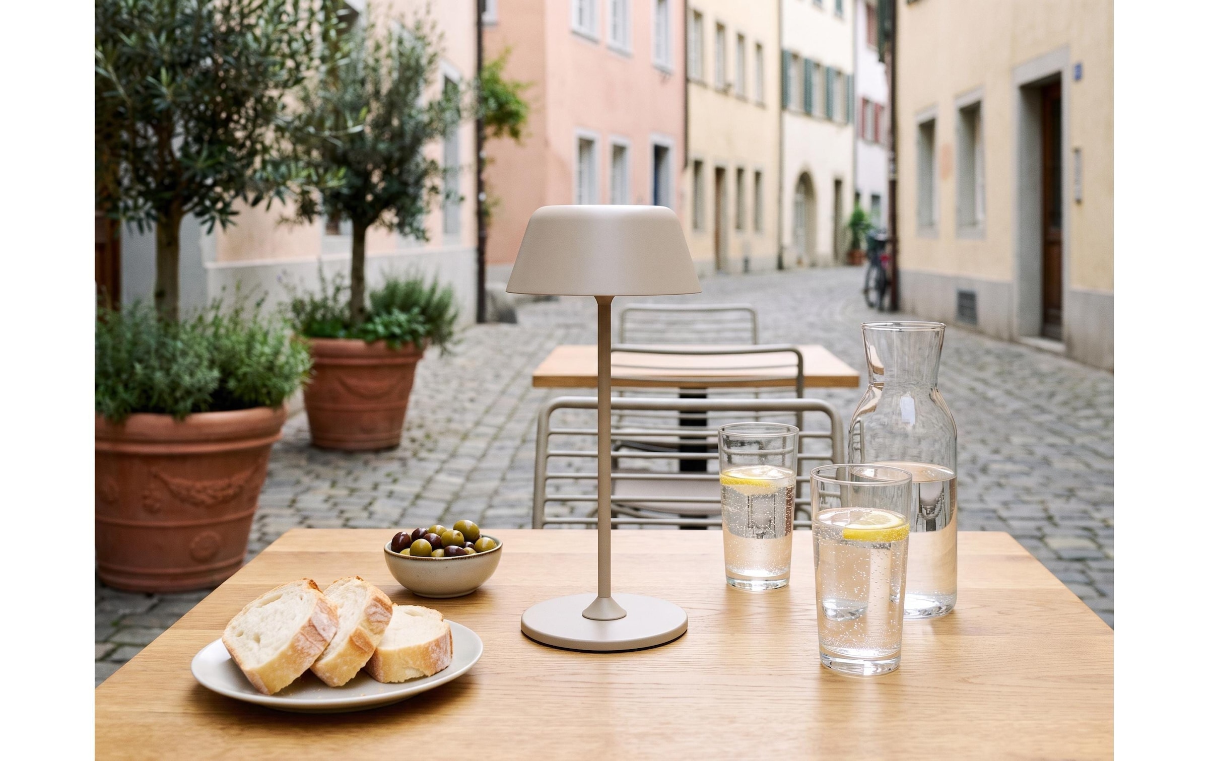 Cocon Lampe de table »Tischleuchte mit Ladestation, Pawica« Module LED blanc chaud