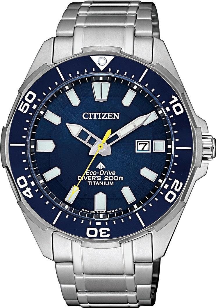 Image of Citizen Taucheruhr "Promaster Marine Eco-Drive Diver 200 m" Armbanduhr, Herrenuhr, Solar, Titan, bis 20 bar wasserdicht, Datum