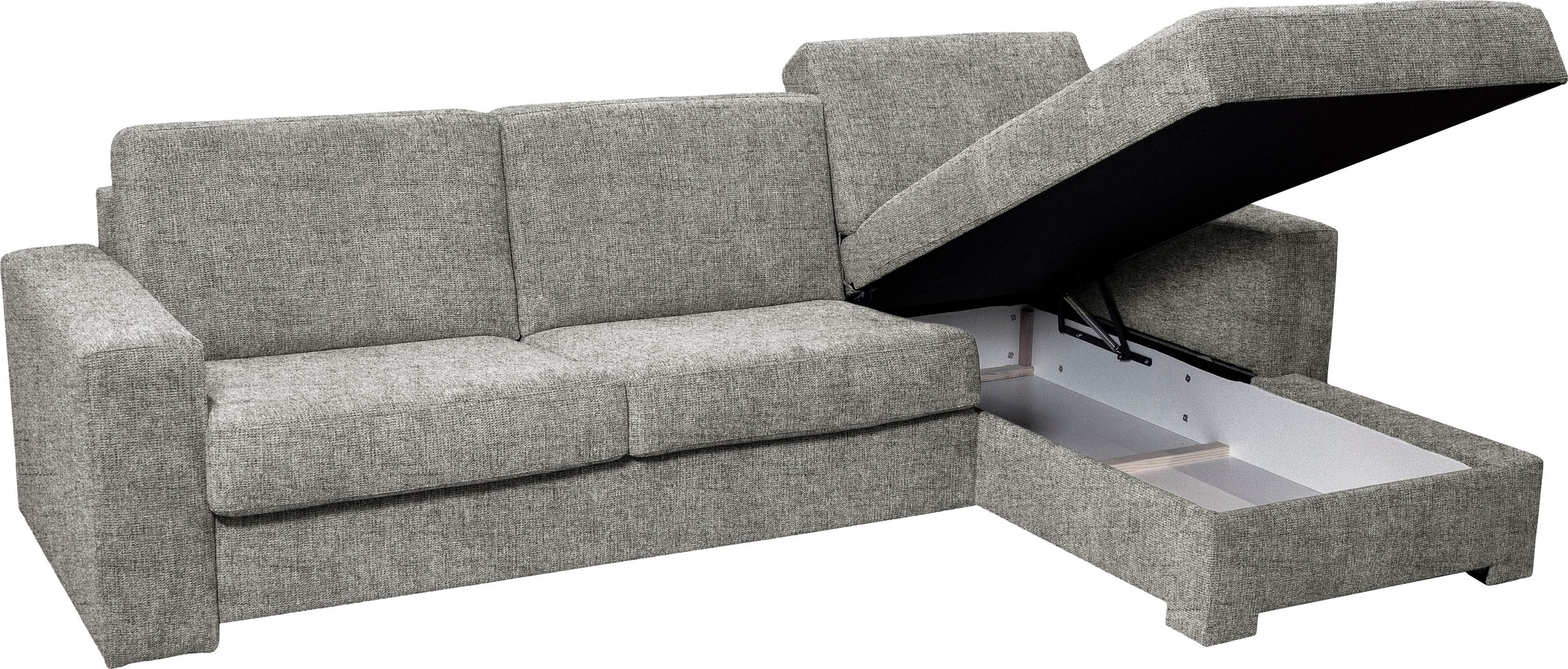 Home affaire Ecksofa Roma "L" Dauerschlaffunktion, mit Unterfederung, Matratzenhöhe 14cm, Liegemasse ca 163x198 cm, L-Form
