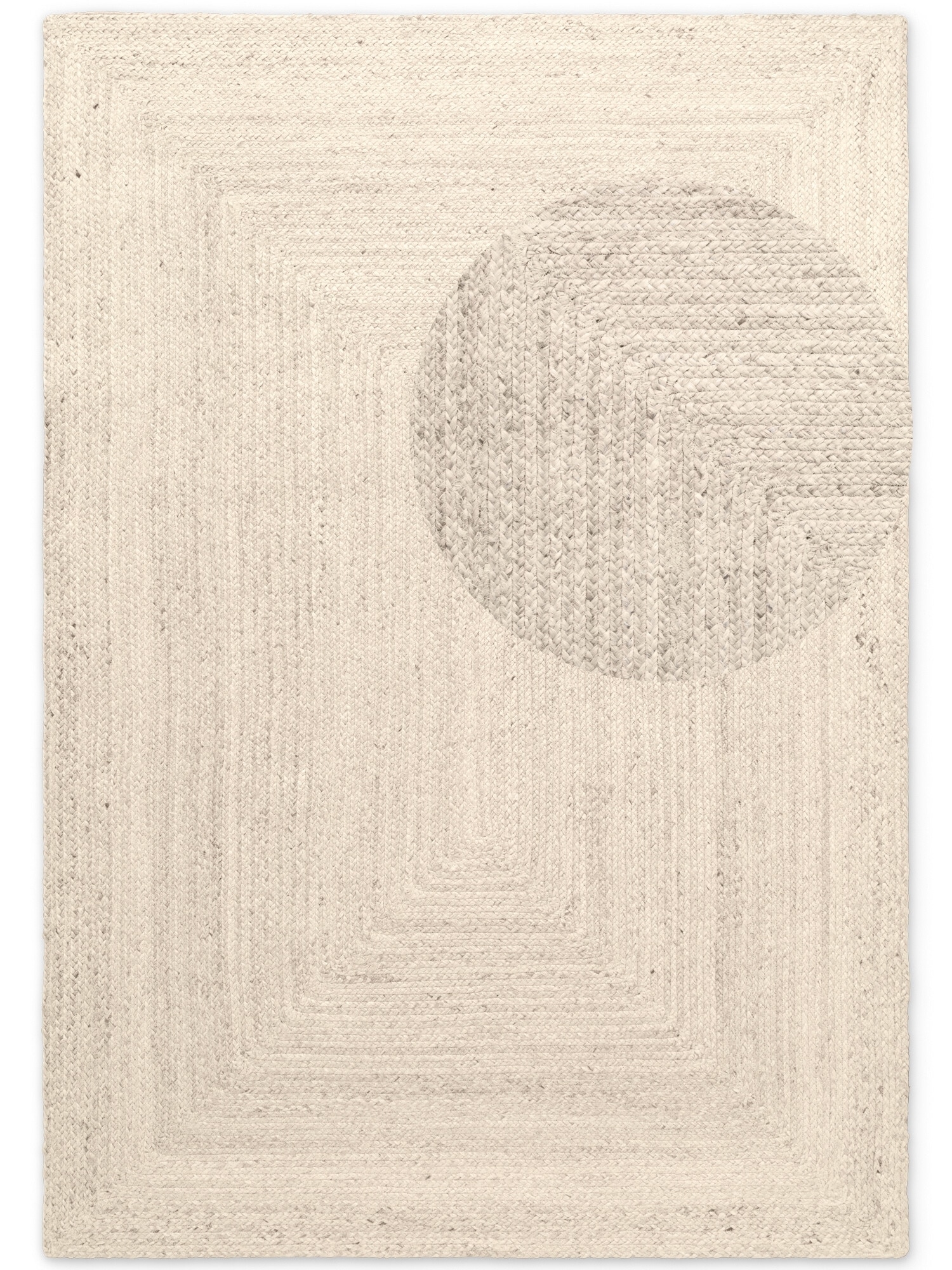 HANSE Home Tapis »Juteteppich Teppich Juno« Rectangulaire 9 mm Höhe jute, forme, fait main, tapis de salon, tapis naturel, salon