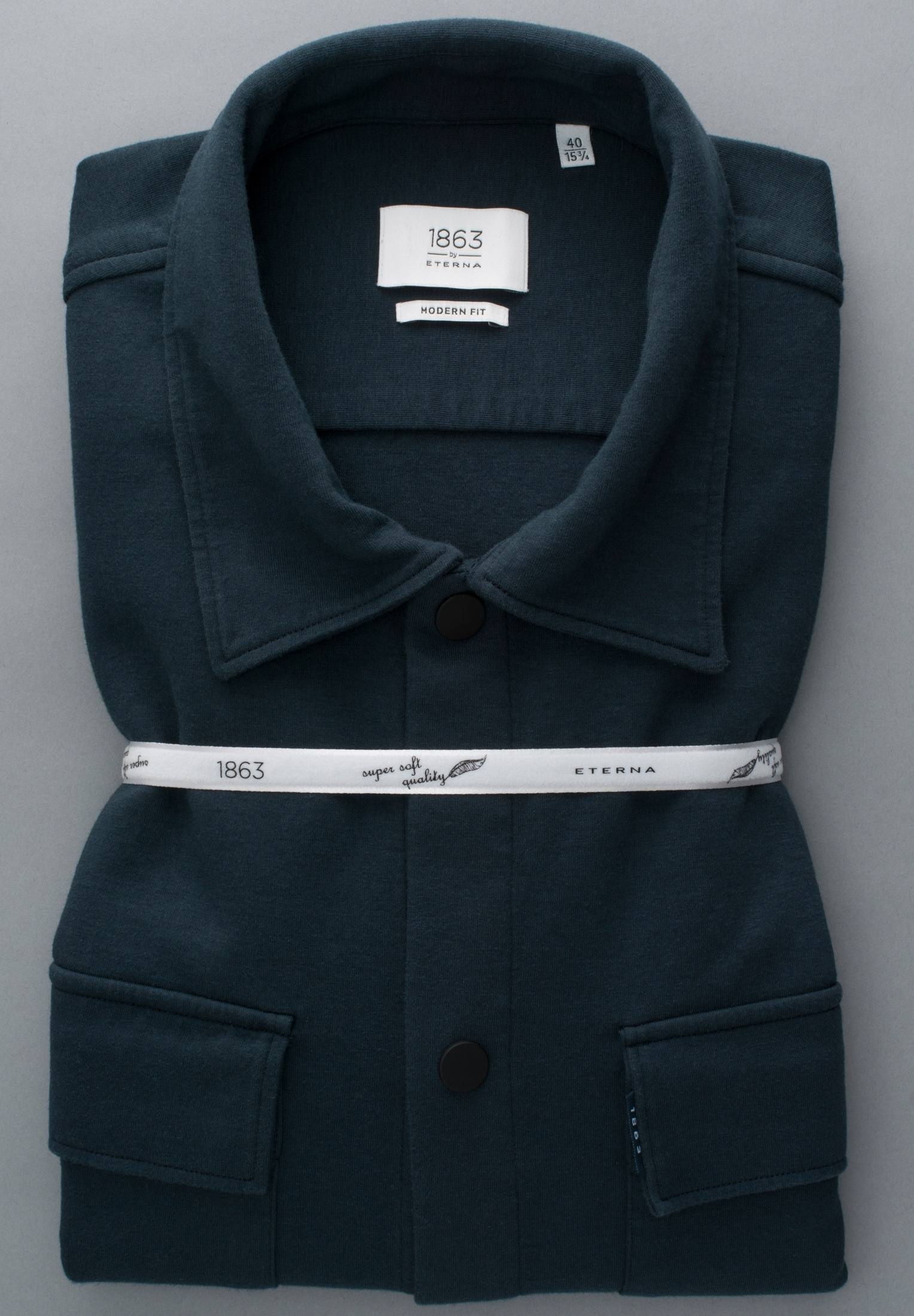 Eterna Langarmhemd »MODERN FIT«, EASY IRON (bügelleicht)