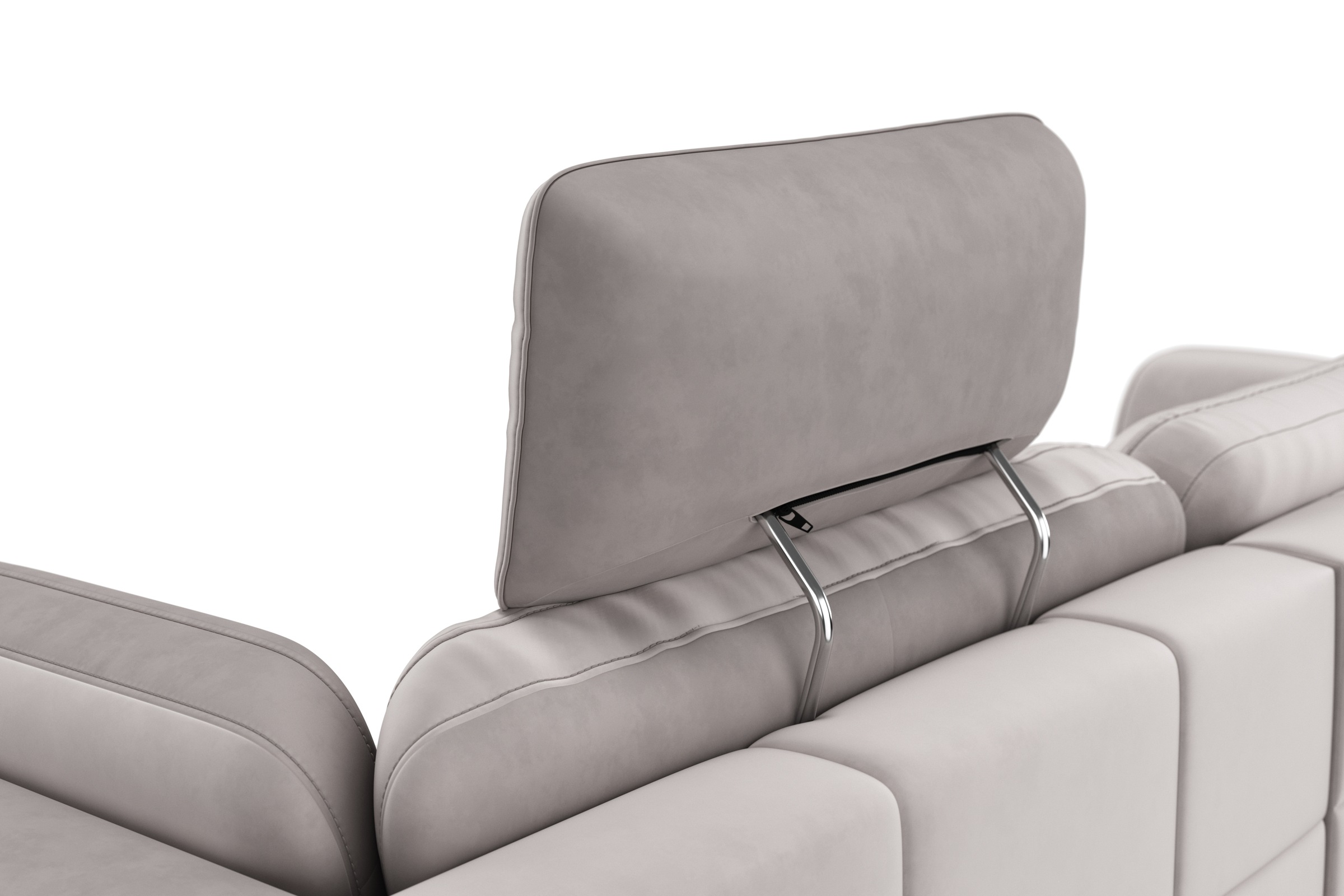 sit&more Ecksofa »Bendigo L-Form«, inklusive Sitztiefenverstellung, Bodenfreiheit 12 cm, in 2 Fussfarben