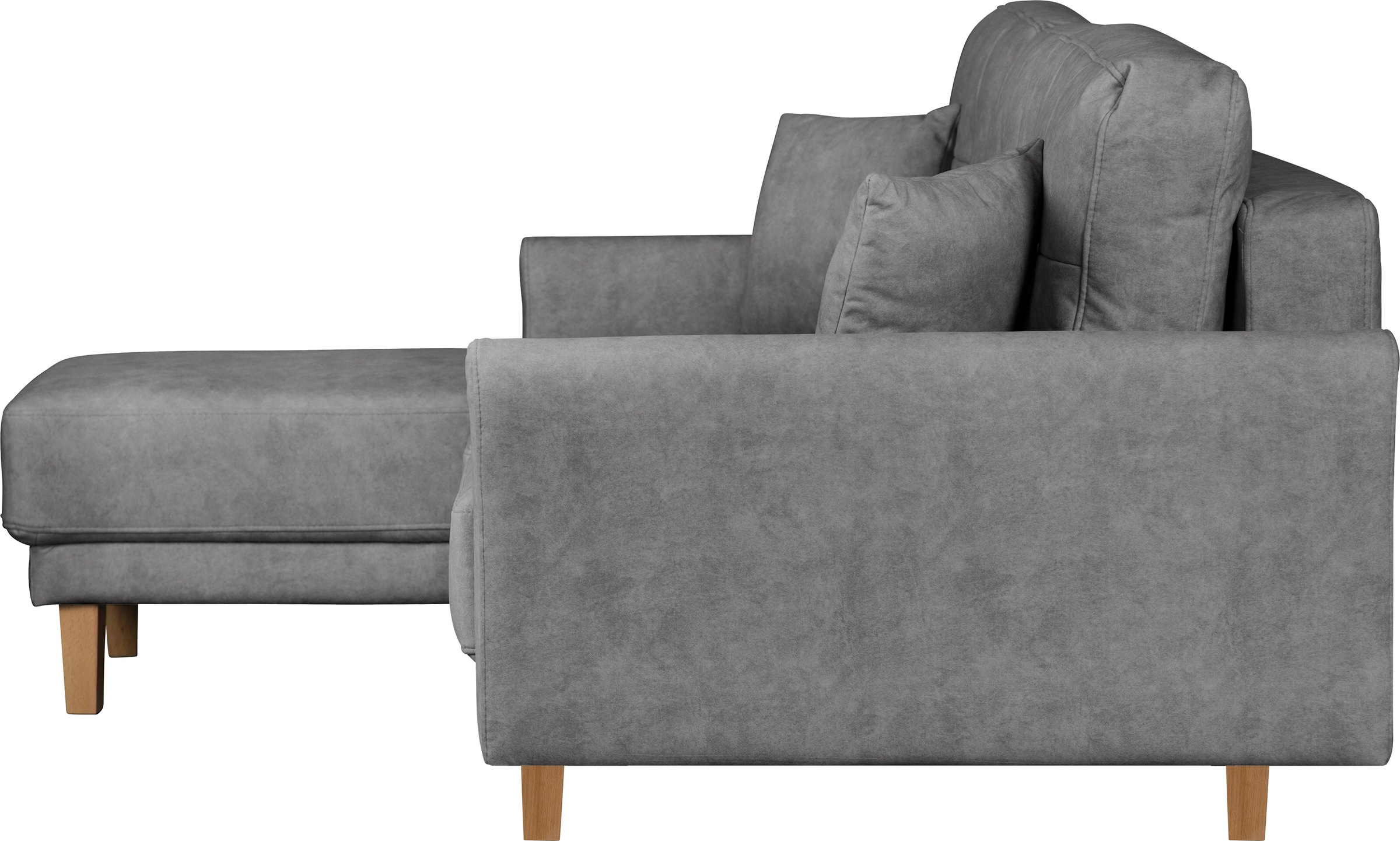 Home affaire Ecksofa »TRIPLO optionale Schlafsofa mit Bettkasten, Masse B/T/H: 234/164/89 cm«, L-Form wahlweise mit Bettfunktion - Liegefläche 132x210 cm
