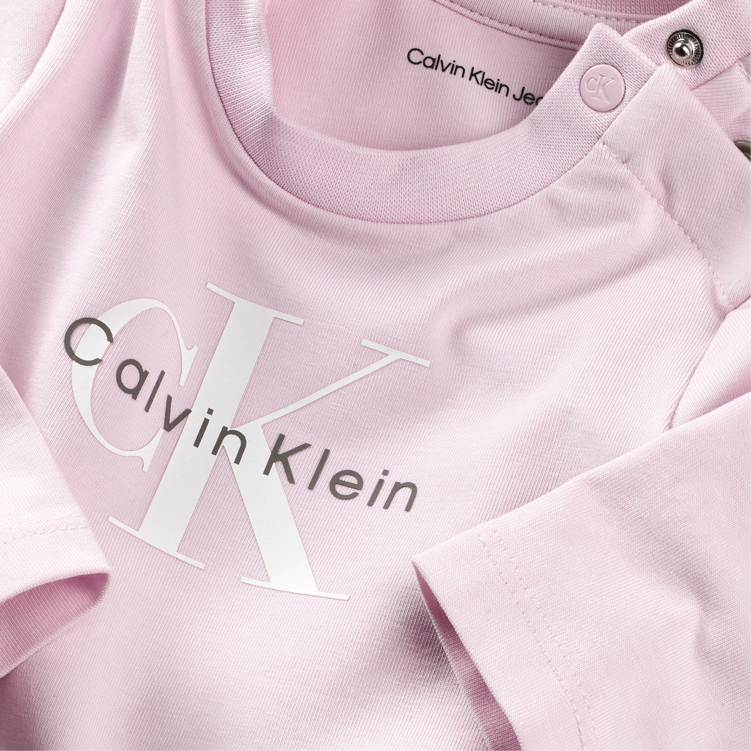 Calvin Klein Jeans Langarmshirt »MONOGRAM LS T-SHIRT«, für Babys bis 2 Jahre, Logo-Druck