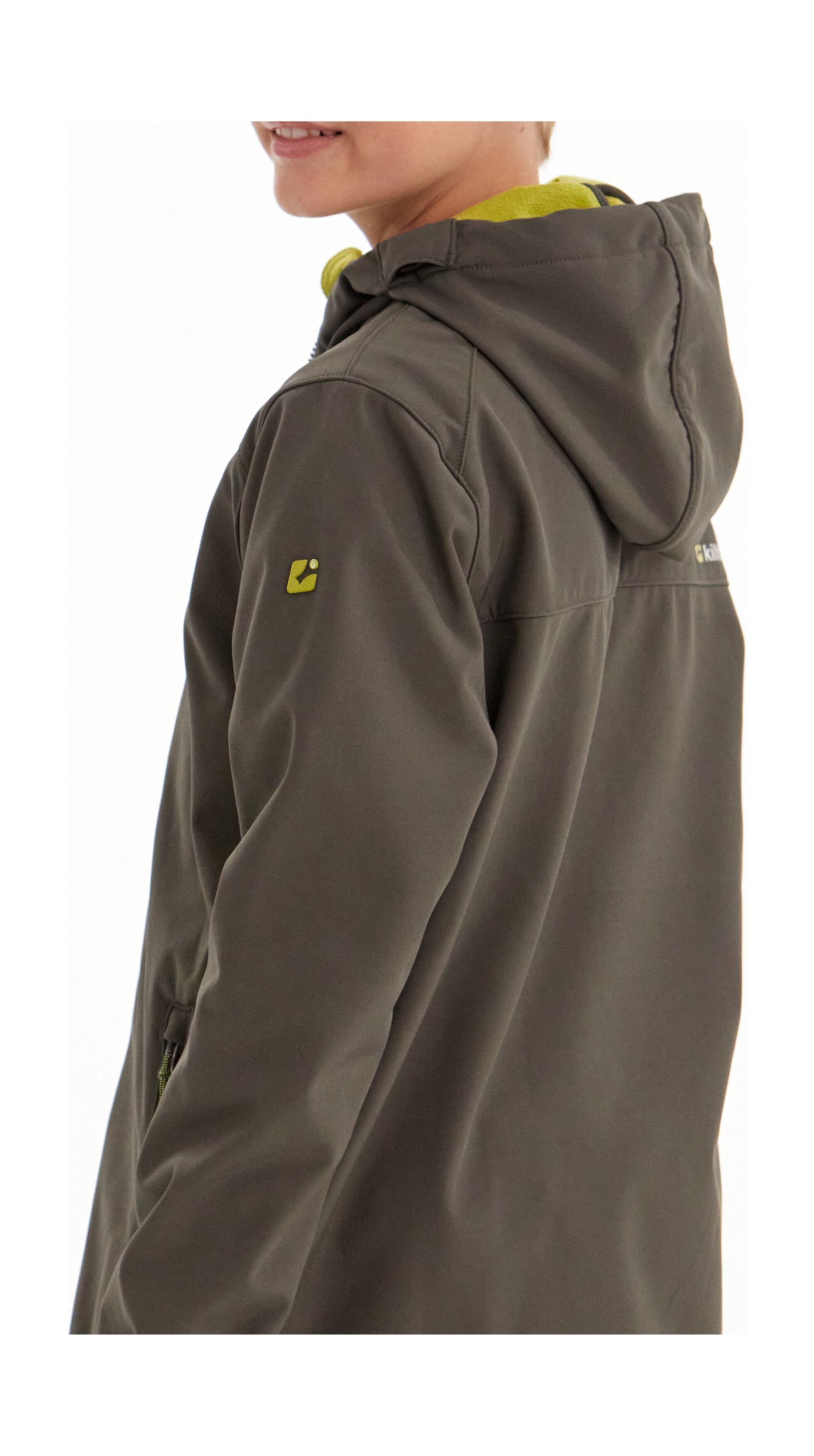 Killtec Softshelljacke »Boys Softshelljacke«, Wasserabweisende Softshelljacke mit Kapuze, Fleece und PFAs-frei