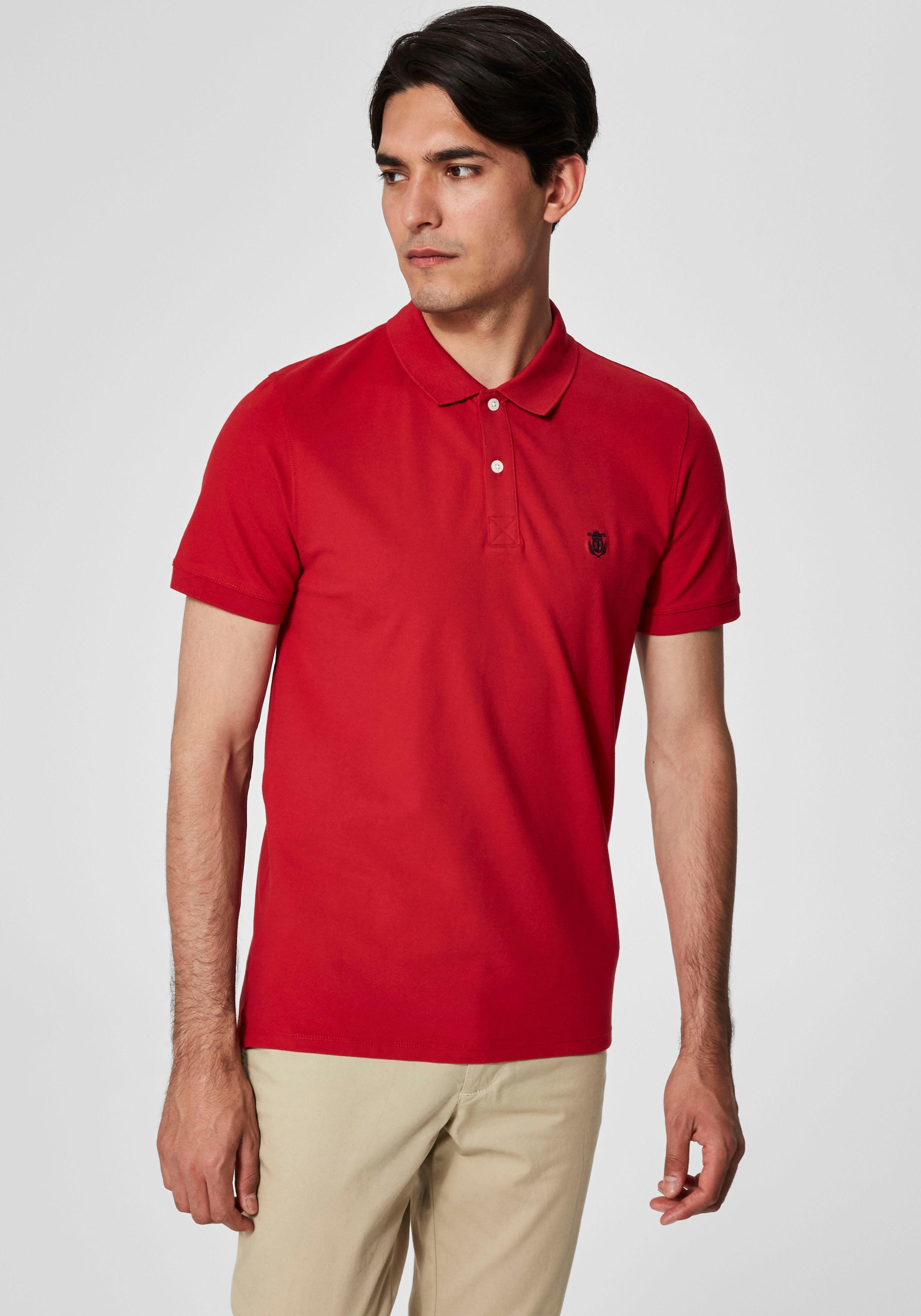 Image of SELECTED HOMME Poloshirt »ARO EMBROIDERY POLO« bei Ackermann Versand Schweiz